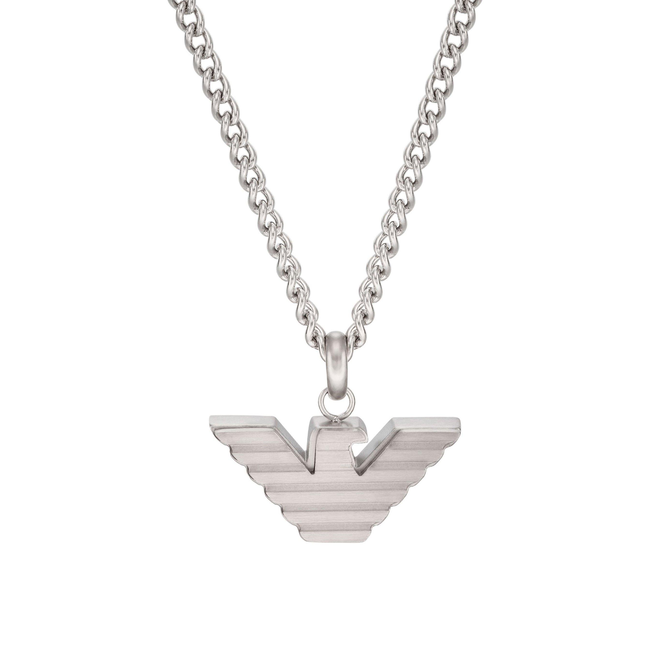 Emporio Armani Stainless Steel Logo Men s Necklace 0132918