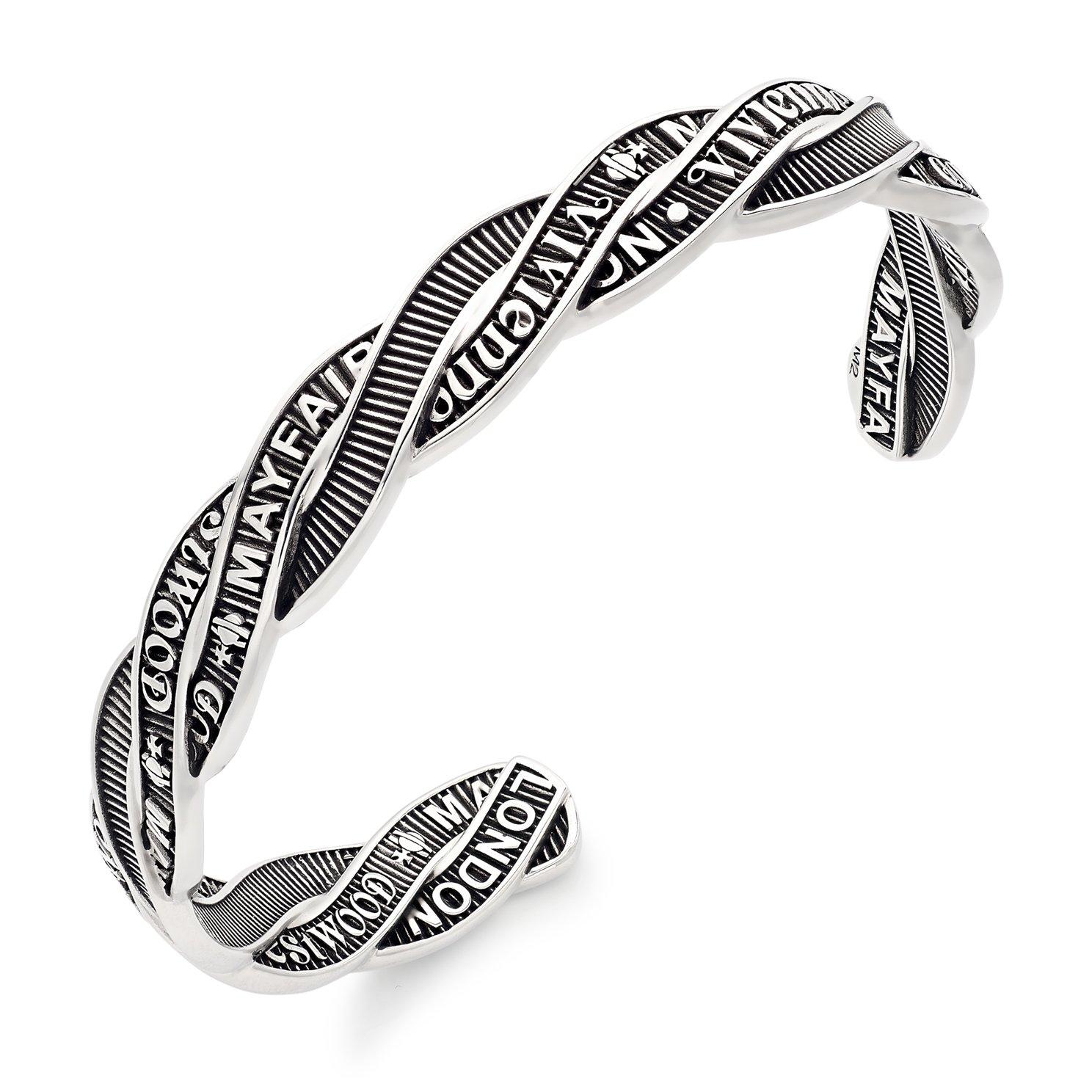 Vivienne Westwood Zakarya Mens Bangle | 0133332 | Beaverbrooks the