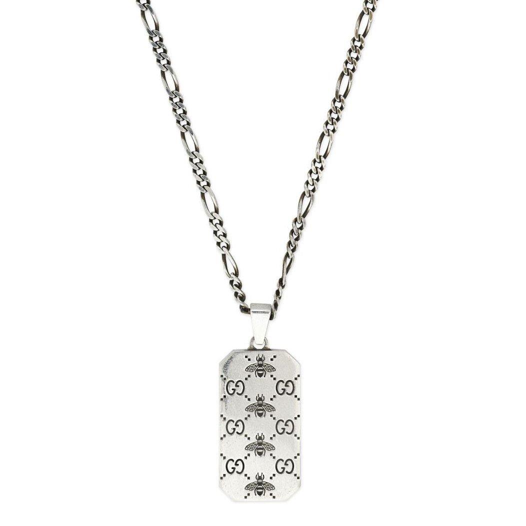 Gucci Signature Bee Silver Pendant