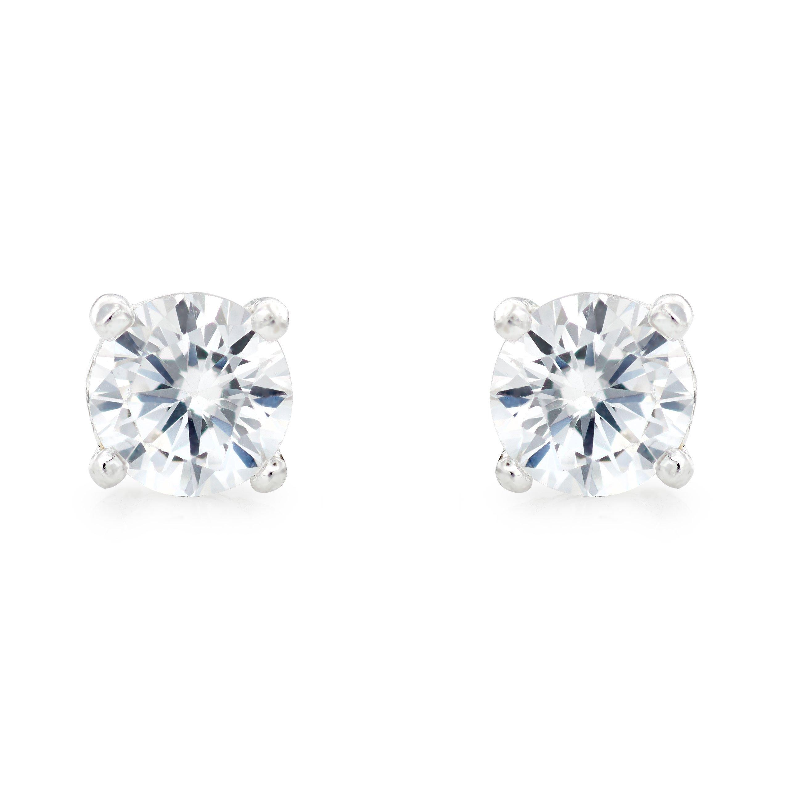 Silver Cubic Zirconia Fancy Cut Earrings Set | 0134405 | Beaverbrooks ...