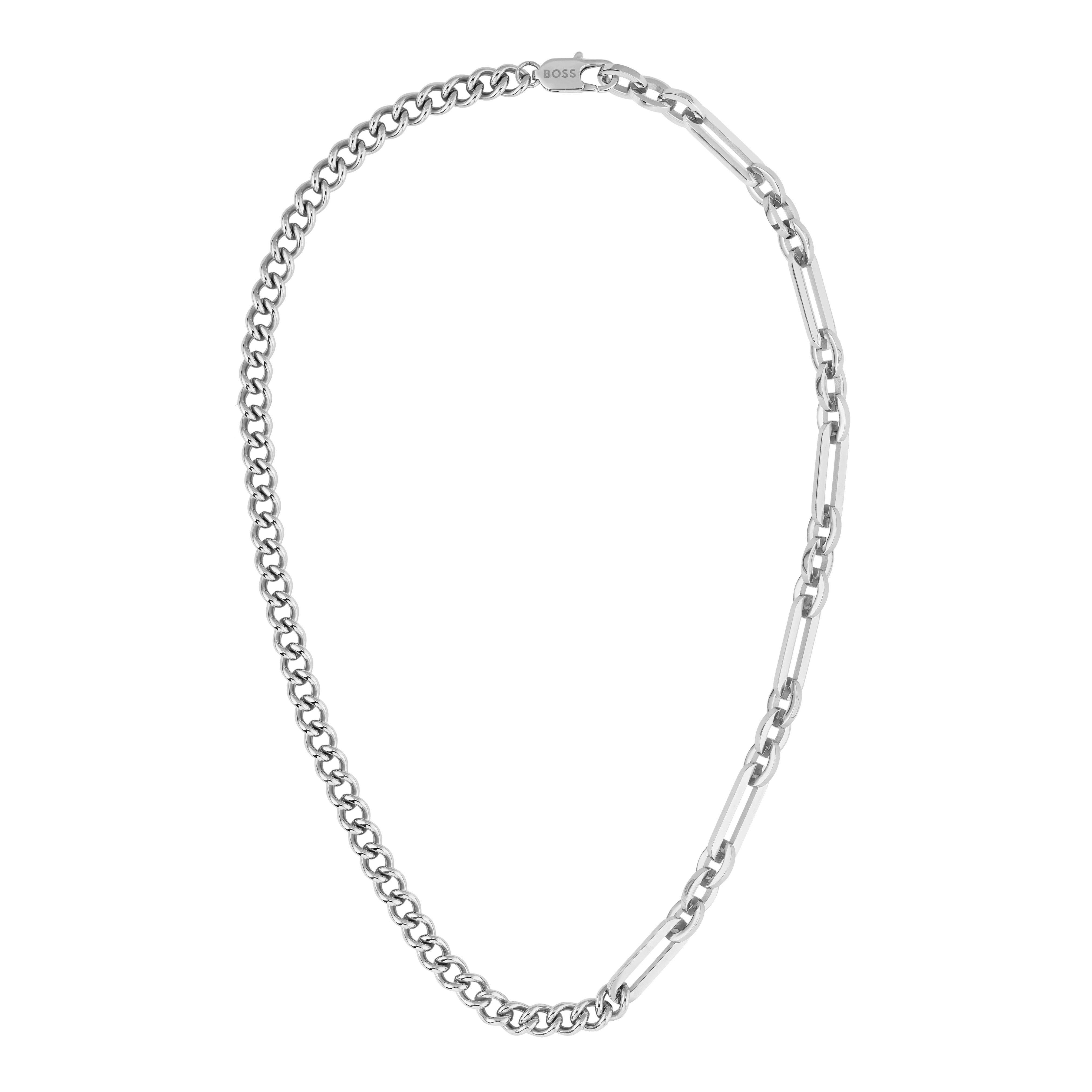 Beaverbrooks mens silver on sale chains