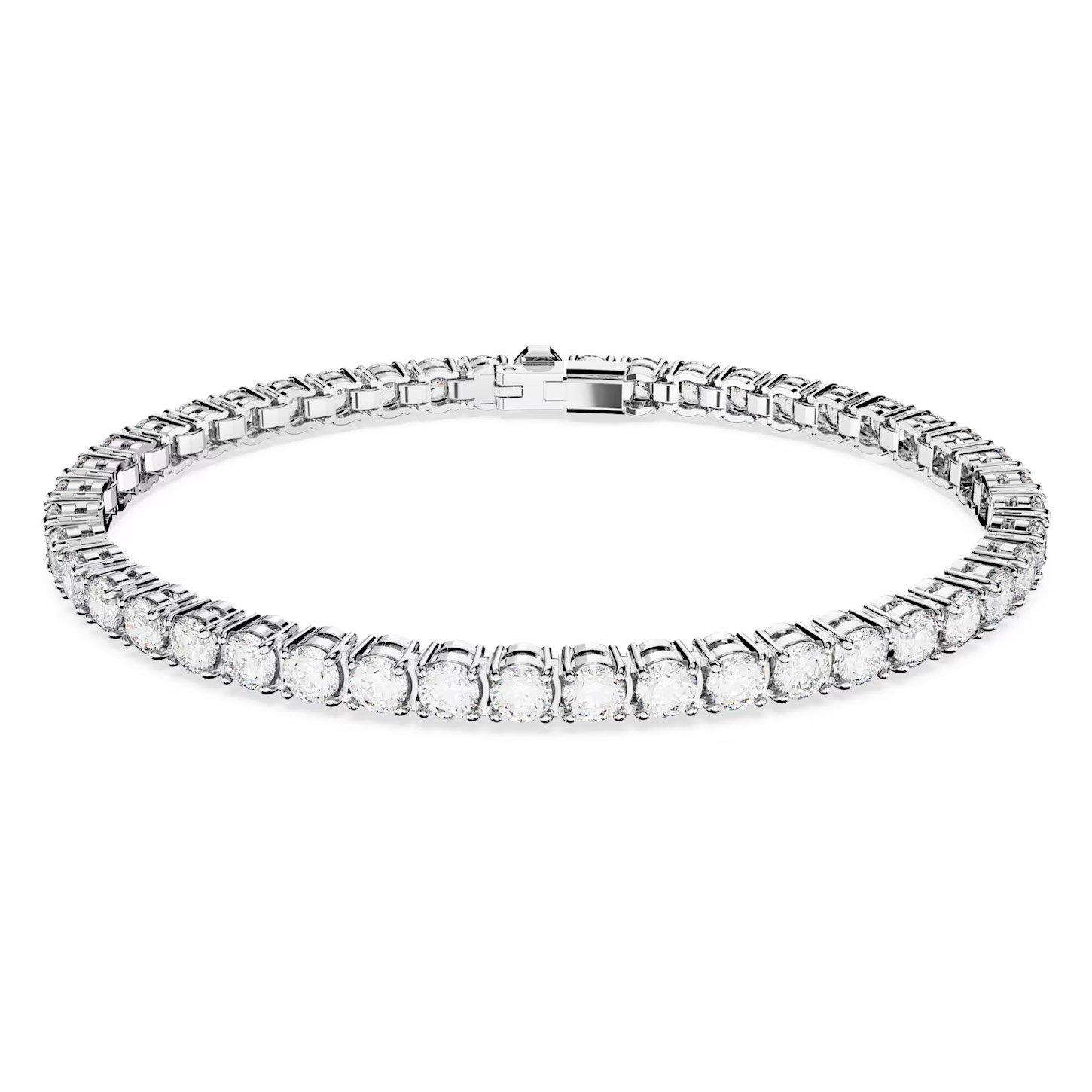 Swarovski Matrix Tennis Bracelet | 0135198 | Beaverbrooks the Jewellers