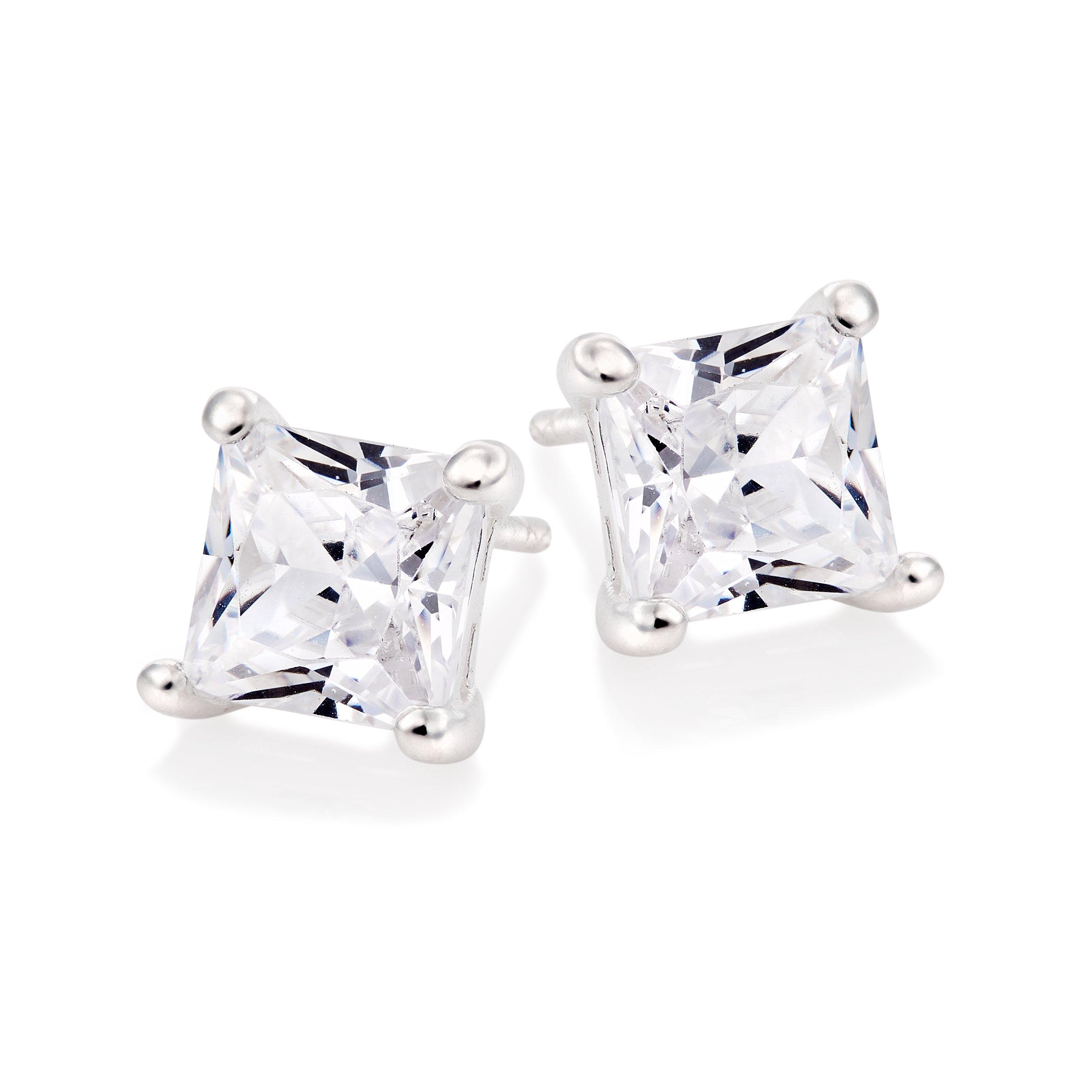 Cubic Zirconia Debenhams Silver Earrings Vicenza Debenhams 925