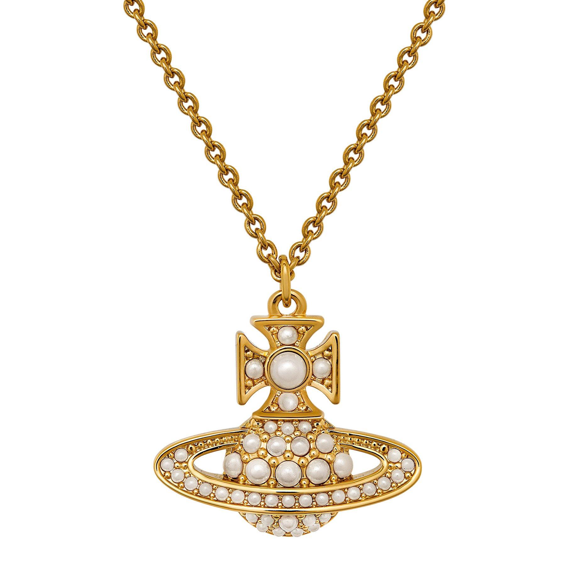 Vivienne Westwood Luzia Gold Tone Pearl Pendant | 0136126 ...
