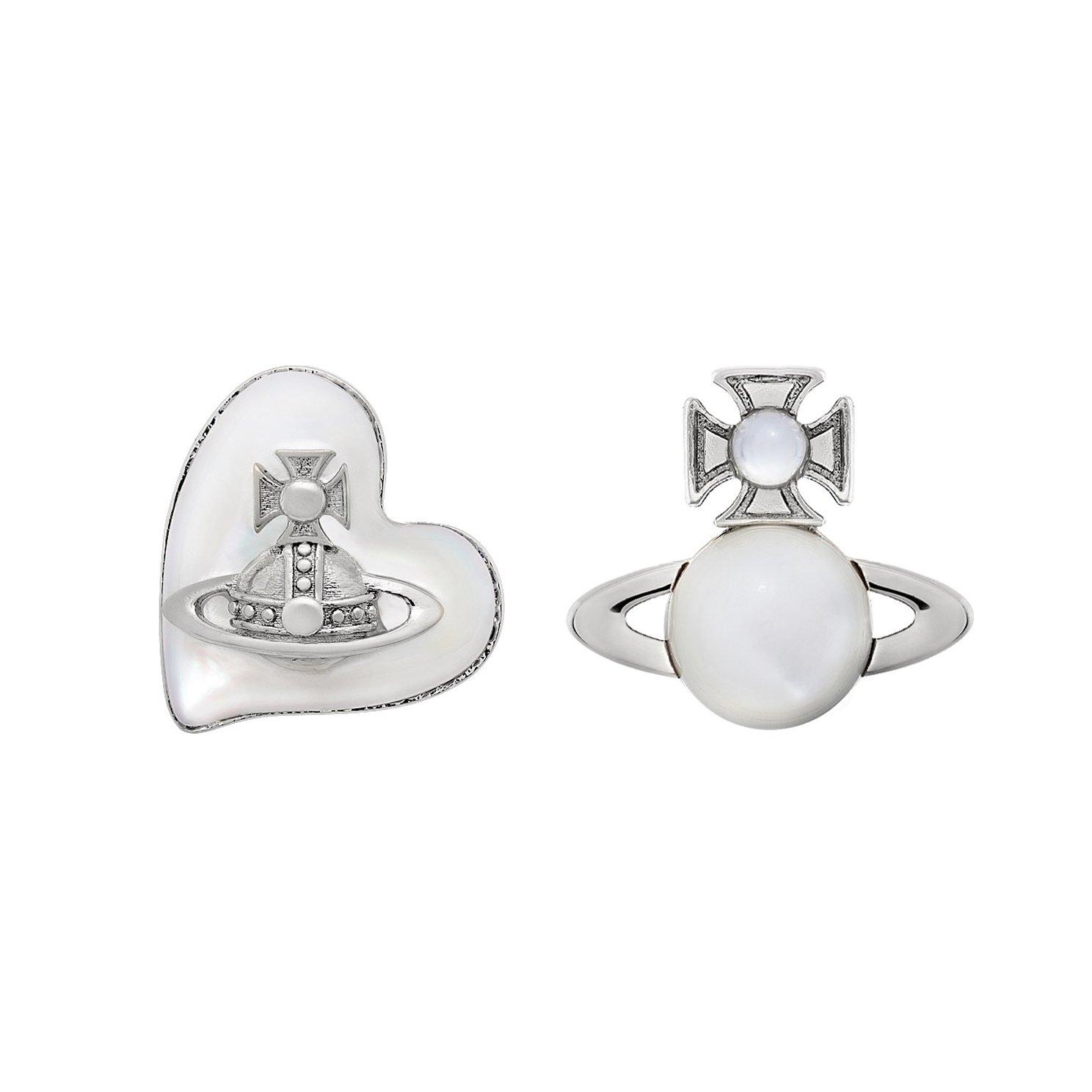 Vivienne Westwood Heart-Shaped Stud Earrings