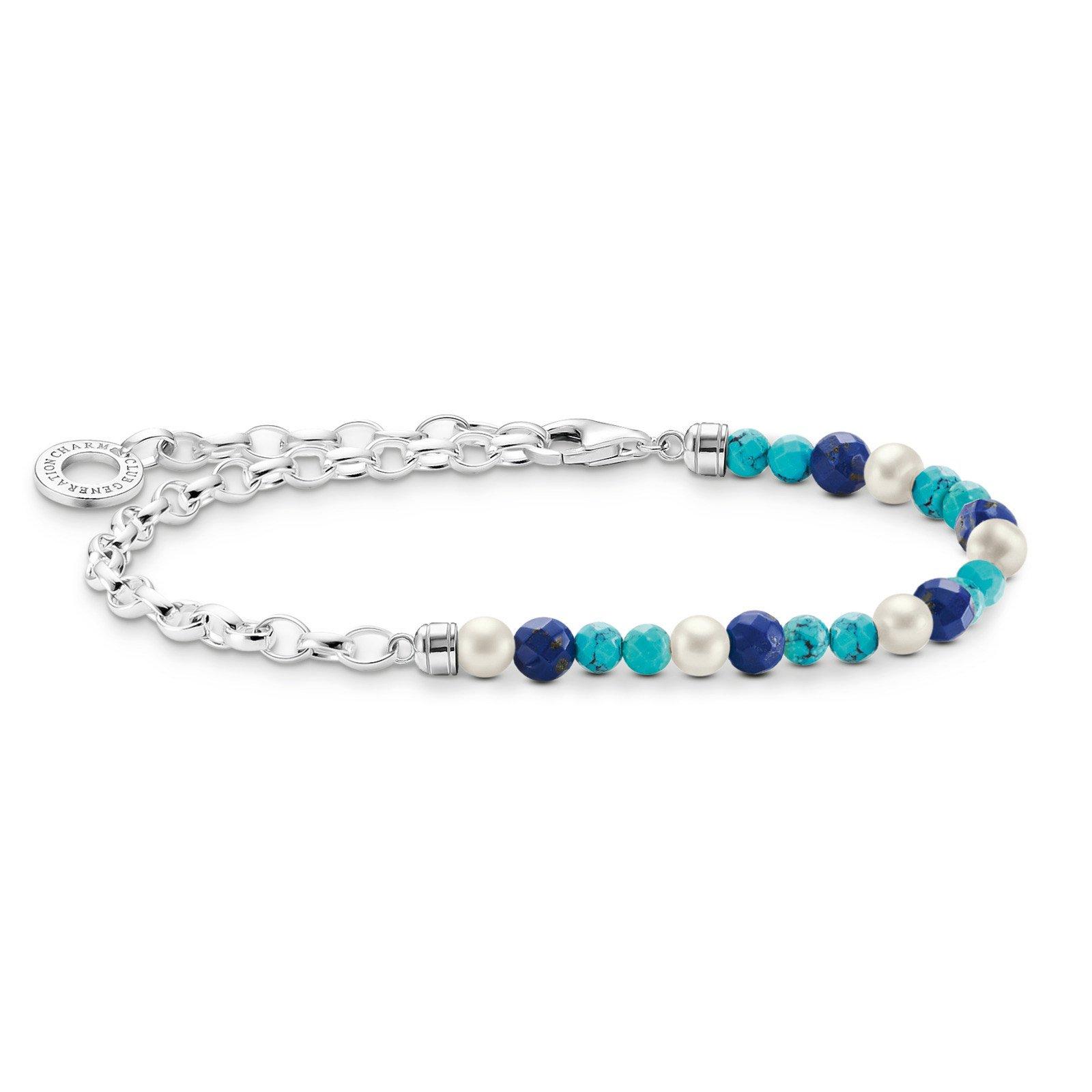 Thomas Sabo Beaded Charm Bracelet | 0136194 | Beaverbrooks the Jewellers