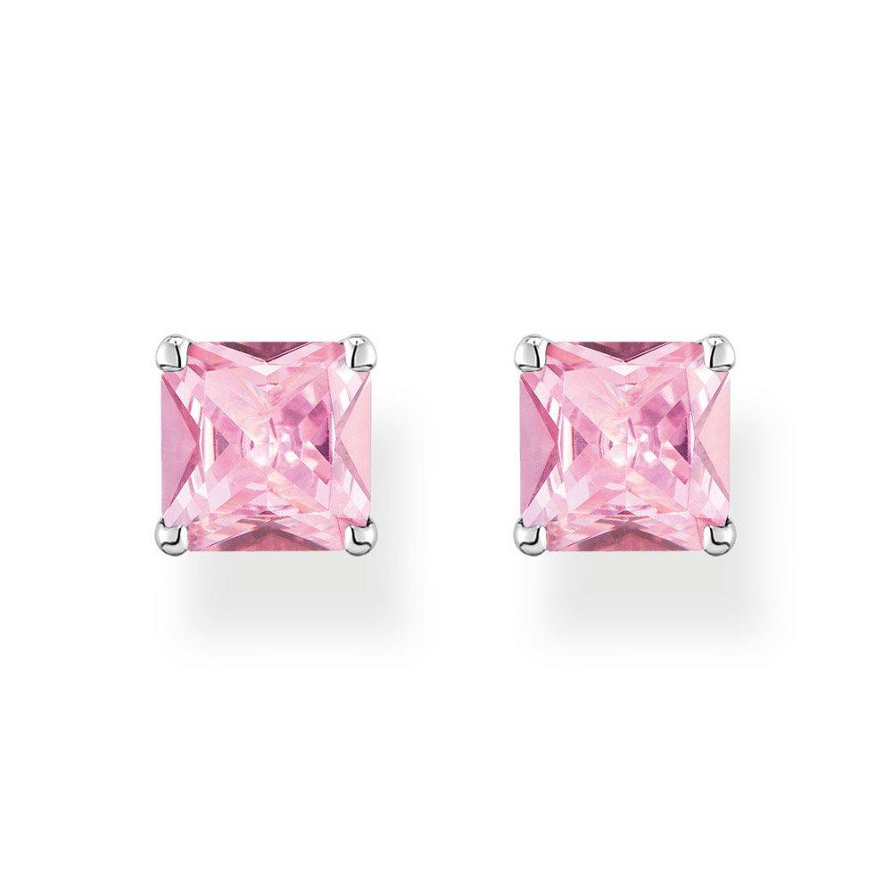 Thomas Sabo Pink Cubic Zirconia Stud Earrings 0136198 Beaverbrooks