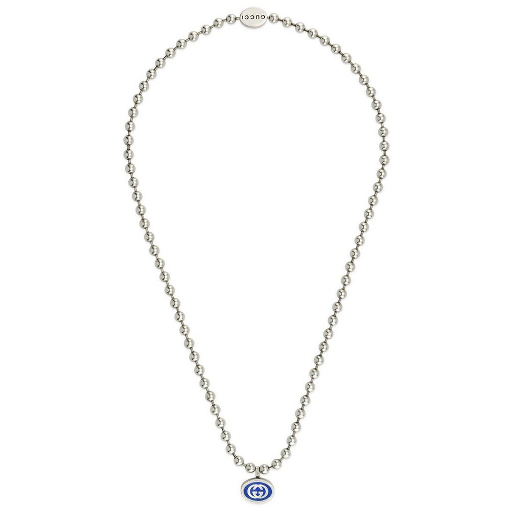 Gucci Interlocking-G Silver Necklace

                                    