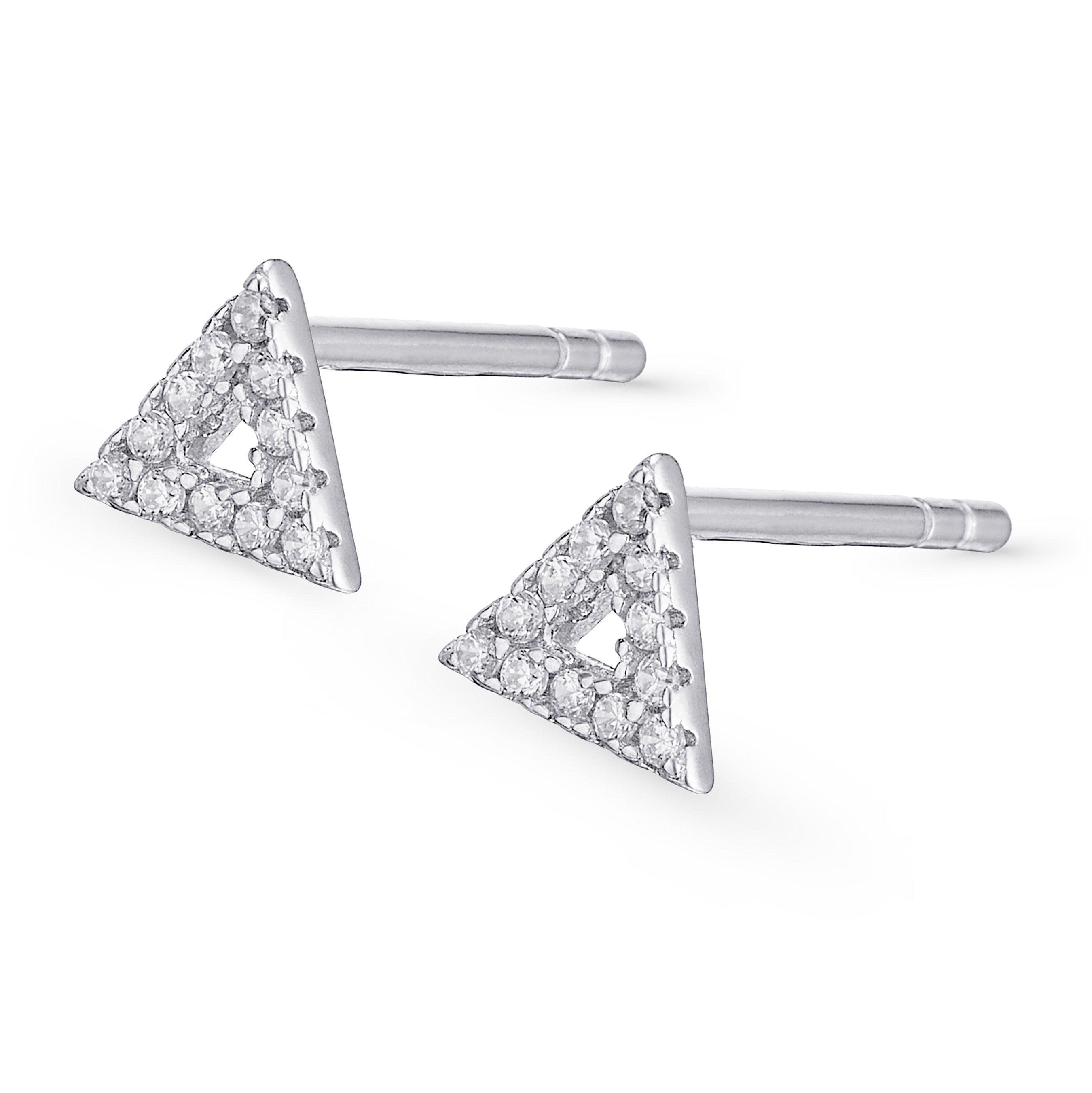 Silver Cubic Zirconia Earring Trio Set | 0136825 | Beaverbrooks the ...