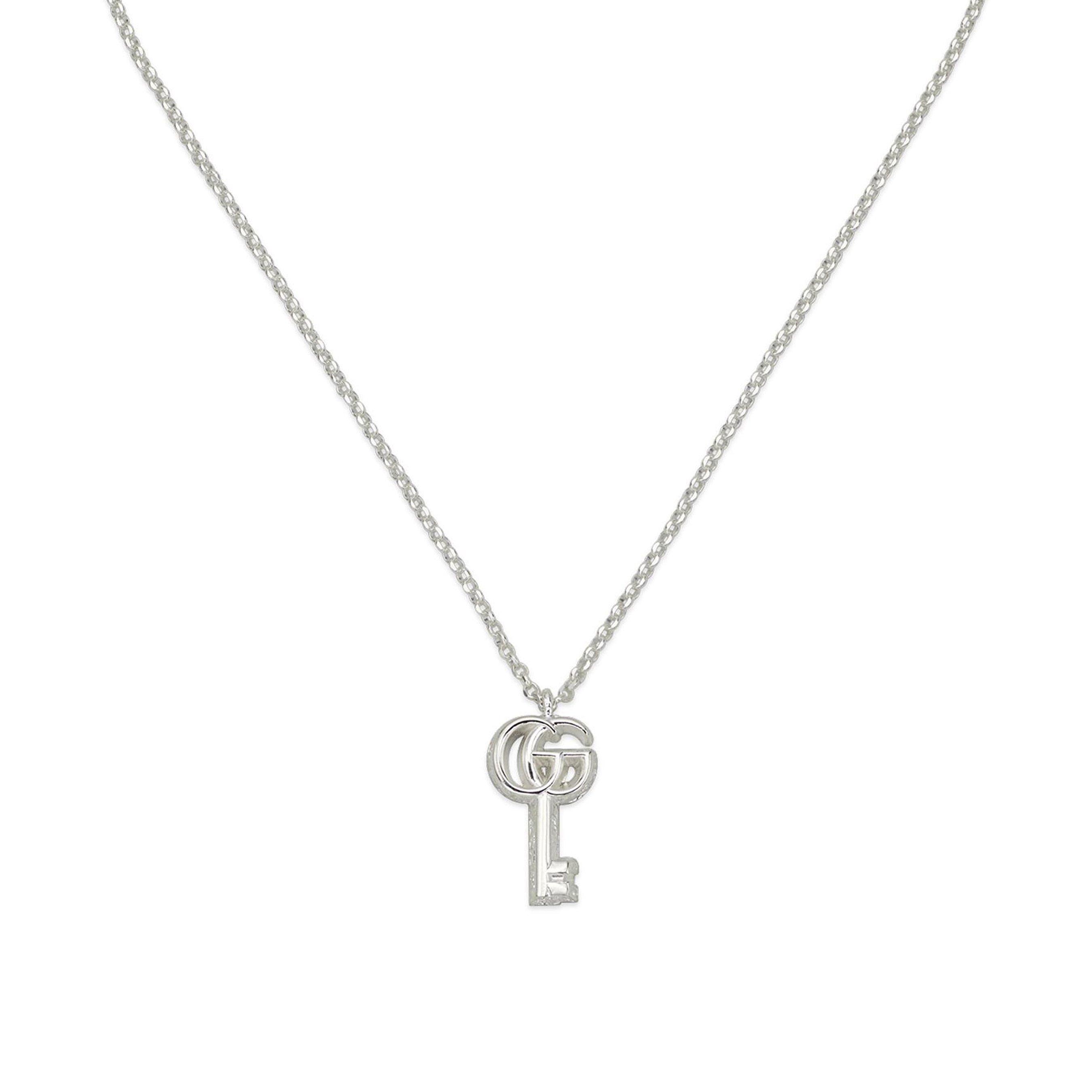 Gucci GG Marmont Key Silver Pendant | 0137751 | Beaverbrooks the Jewellers