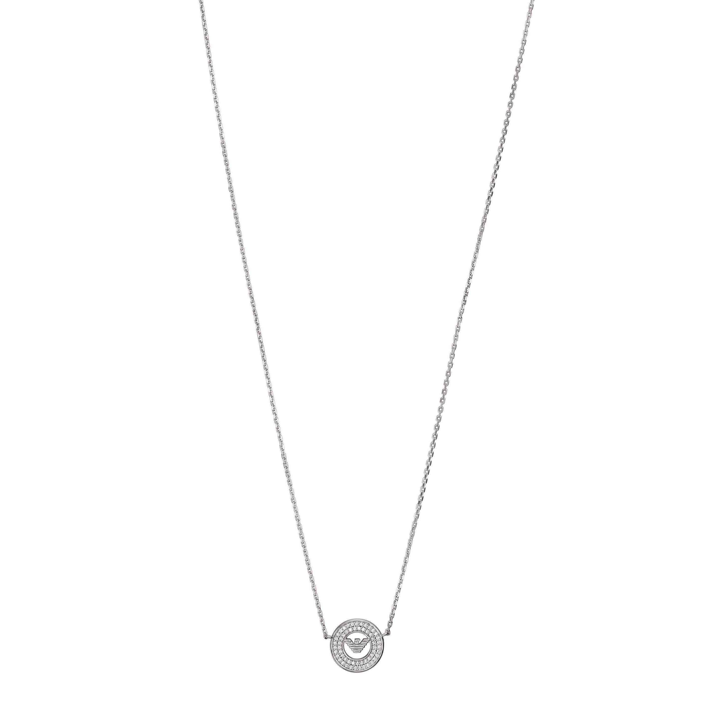 アクセサリー 00s EMPORIO ARMANI Silver Necklace Emporio Armani Silver Cubic Zirconia Necklace | 0138081
