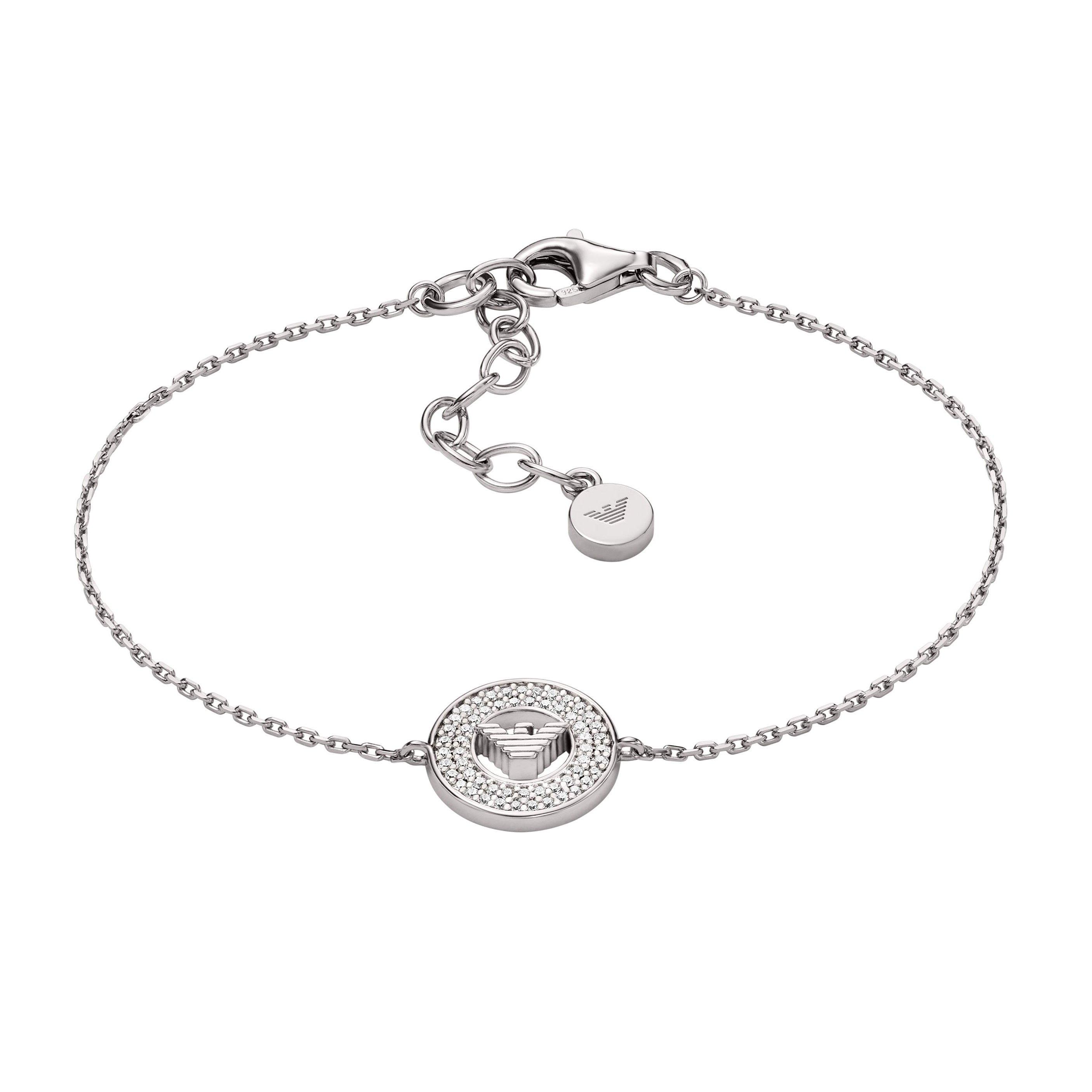 Armani hot sale silver bracelet