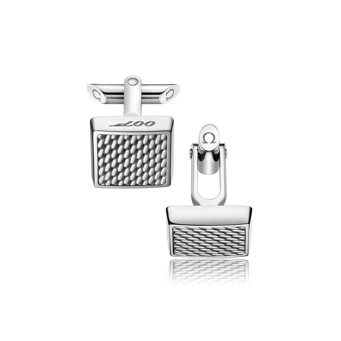 OMEGA Aqua Stainless Steel 007 James Bond Cufflinks