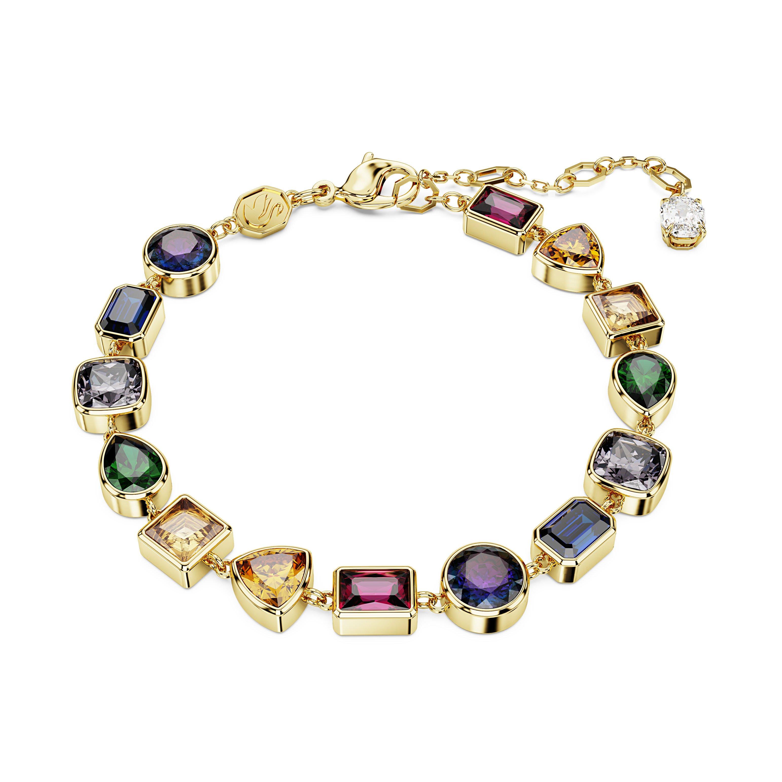 Swarovski Women's Stilla Gold Tone Multicoloured Bracelet