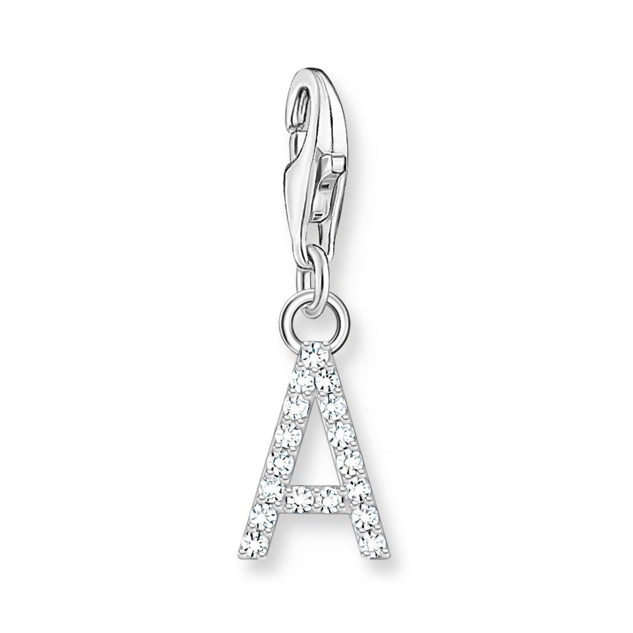 Thomas Sabo Silver Black Cubic Zirconia Raven Charm main image 0