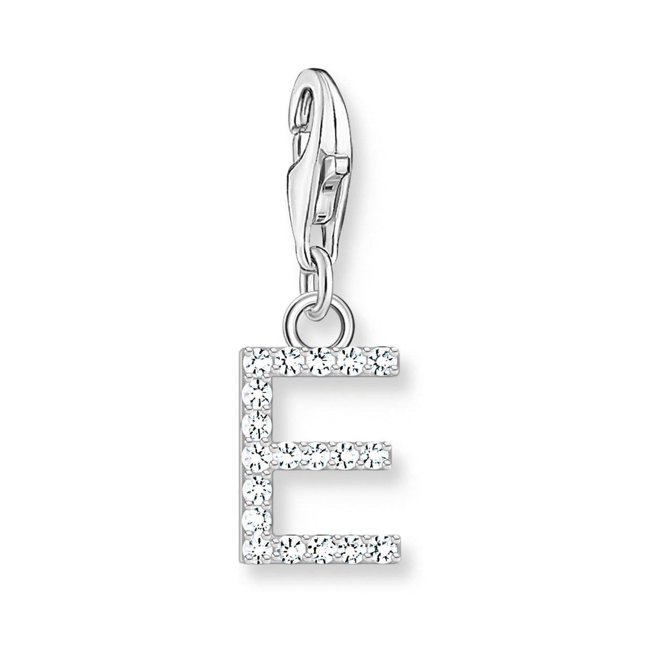 Thomas Sabo 1959-051-14 Charm Lettera V Argento 925 con Zirconi