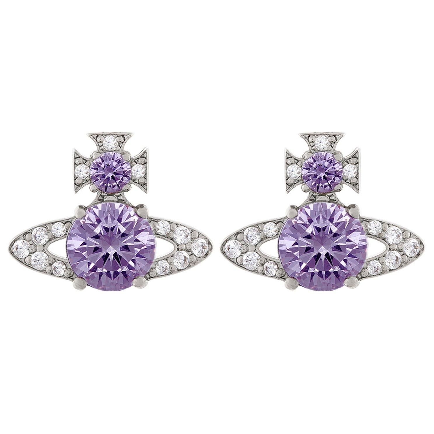 Vivienne westwood earrings deals purple