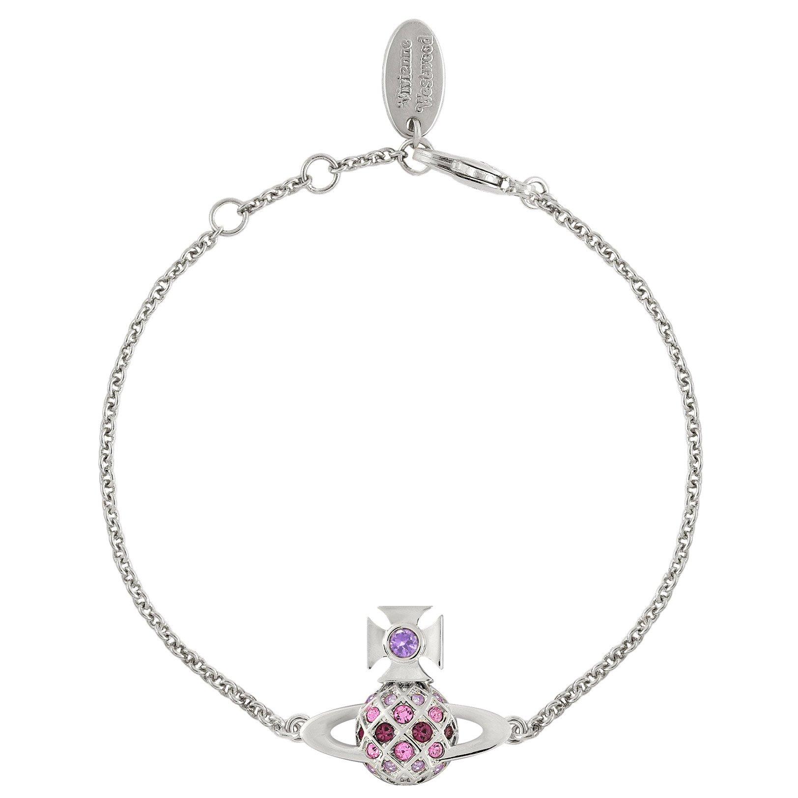 Vivienne Westwood Silver Crystal Bracelet | 0139954 | Beaverbrooks the ...