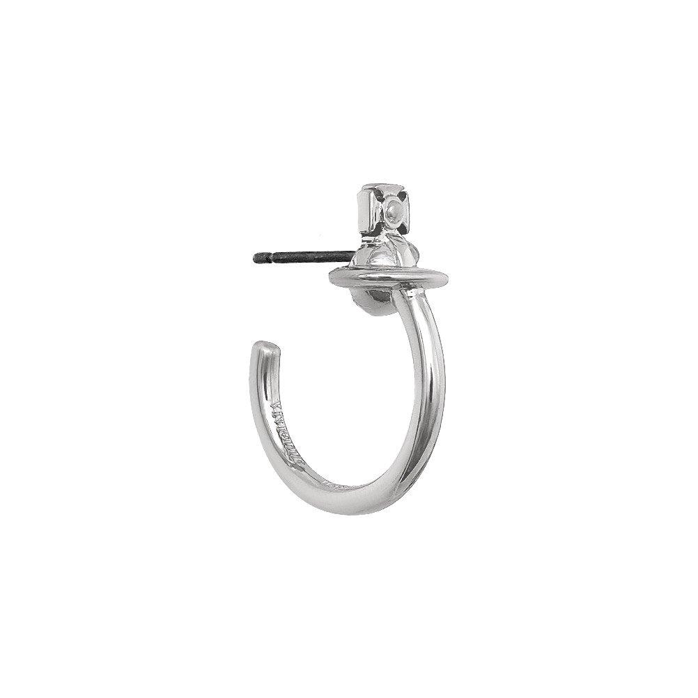 Vivienne westwood hoop on sale earrings silver