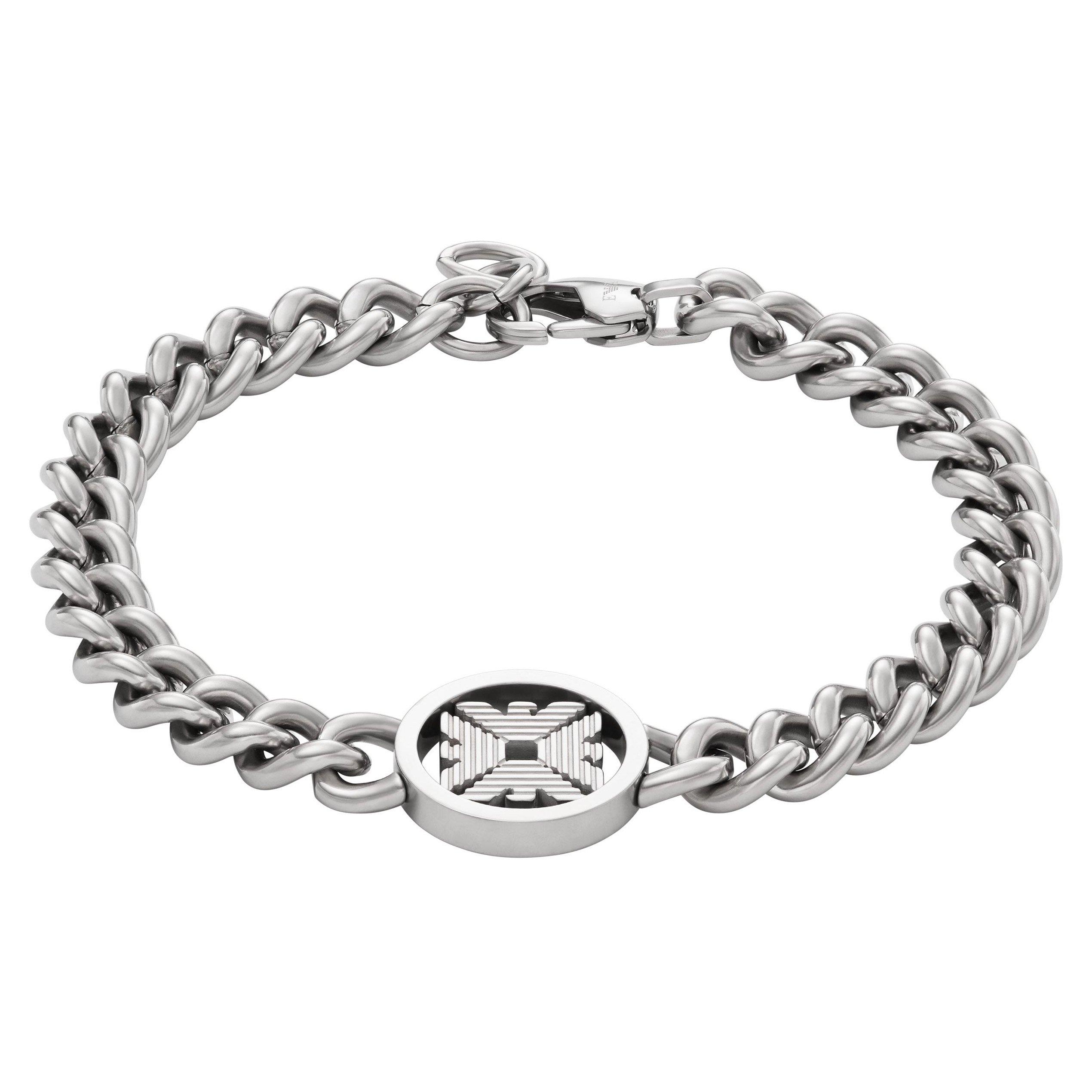Emporio Armani Stainless Steel Bracelet | 0140345 | Beaverbrooks the ...