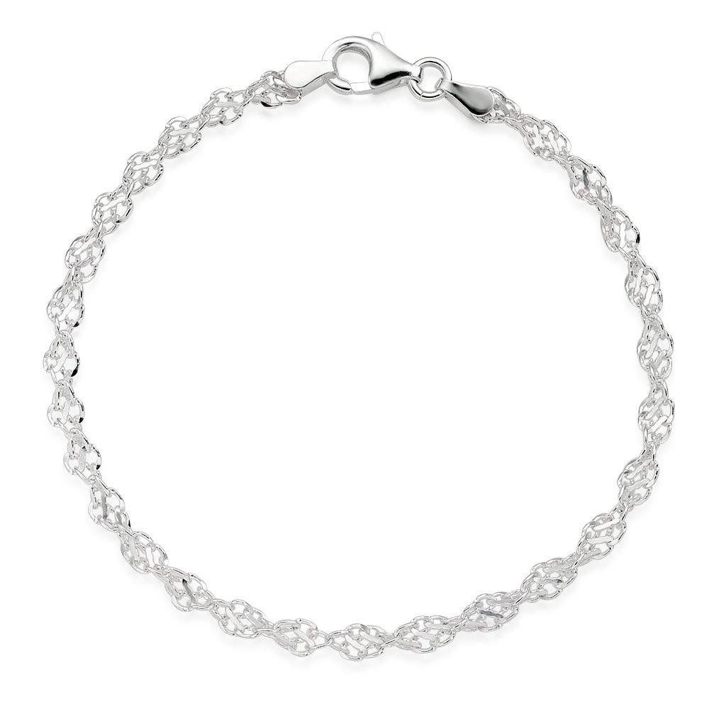 Beaverbrooks Silver Twist Bracelet