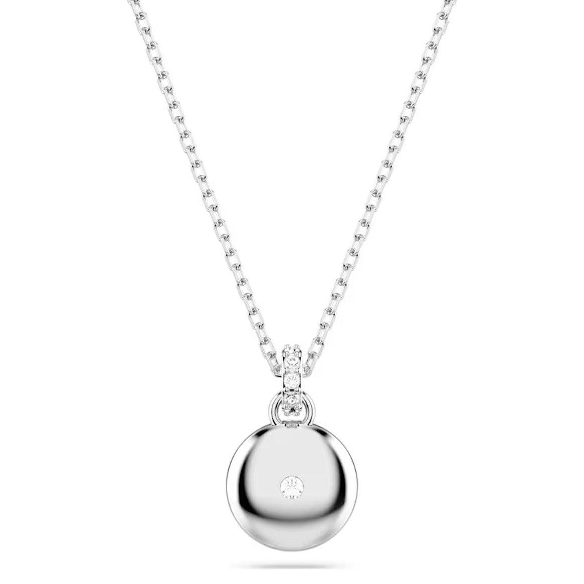 Swarovski Meteora Silver Crystal Pendant | 0140839 | Beaverbrooks the ...