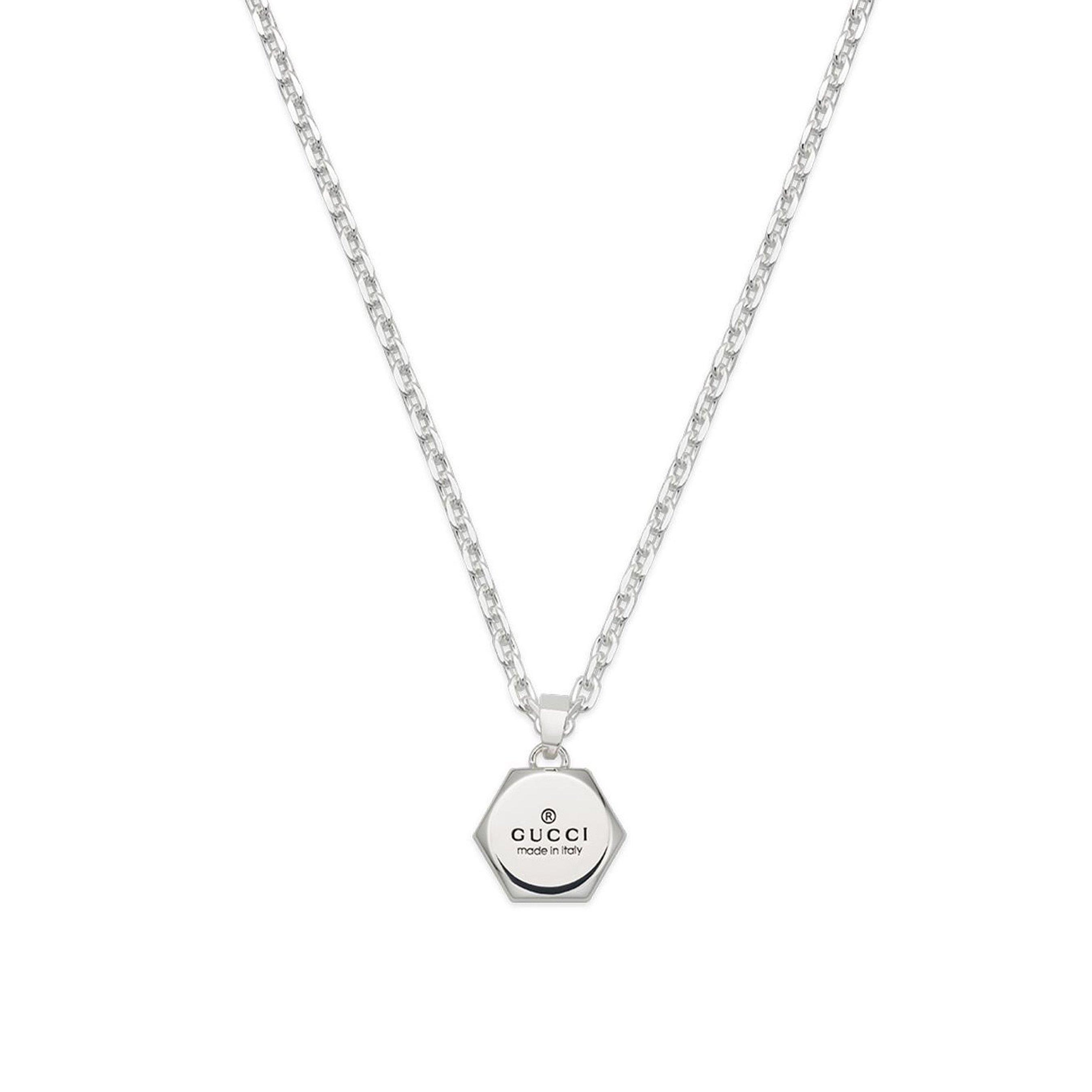 Gucci Trademark Silver Necklace | 0140848 | Beaverbrooks the Jewellers