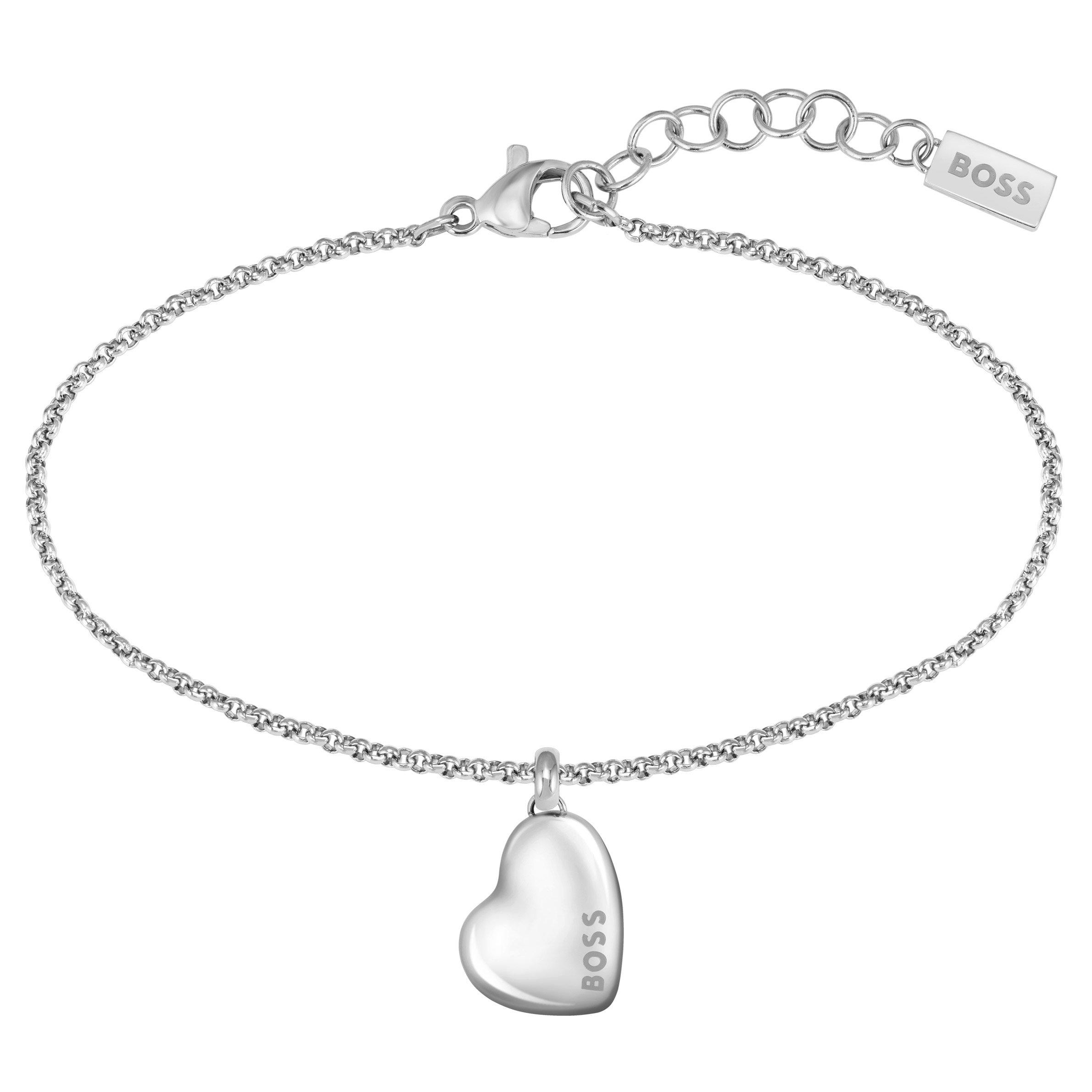 BOSS Honey Heart Stainless Steel Bracelet | 0141162 | Beaverbrooks the ...