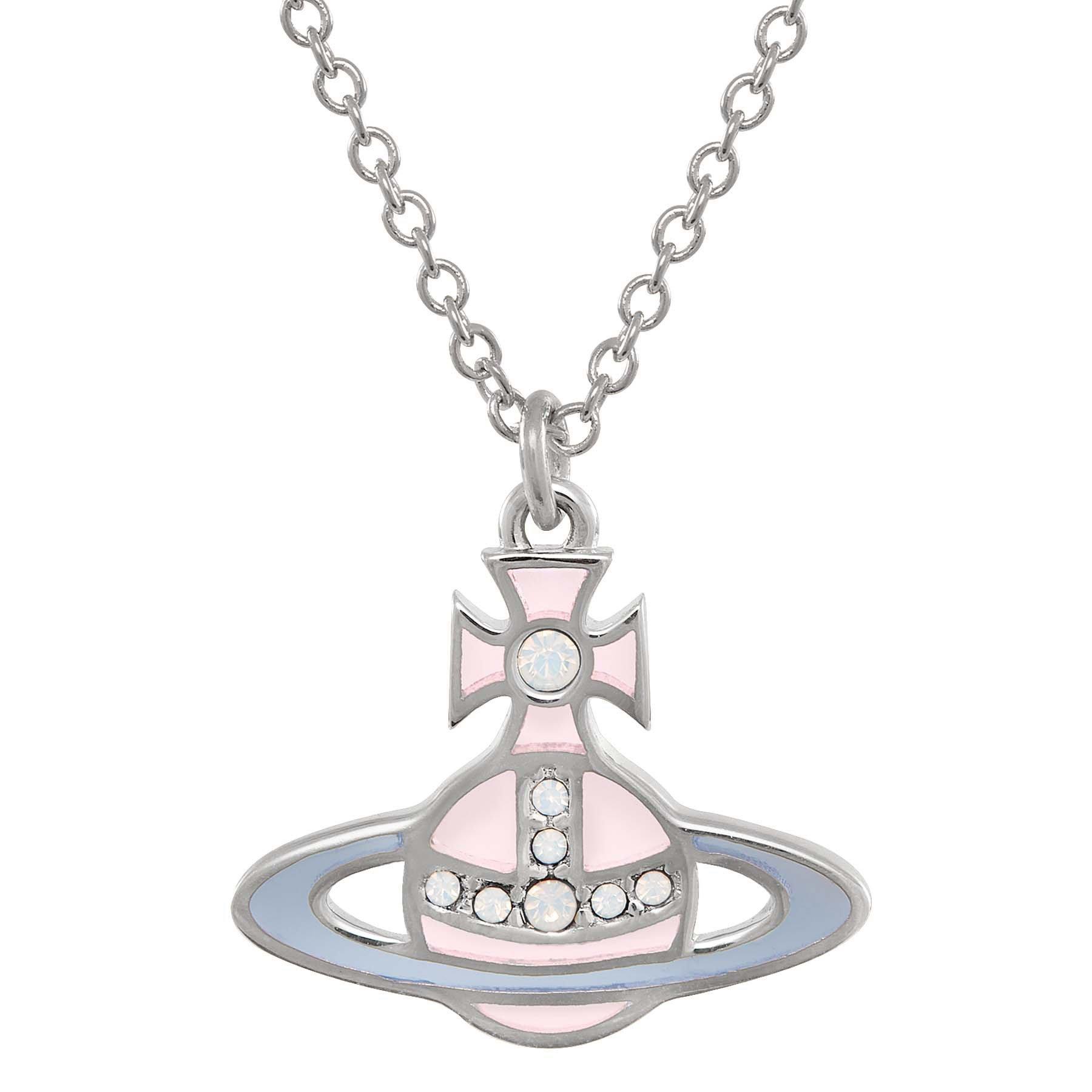 Vivienne Westwood Concetta Silver Opal Pendant | 0142521