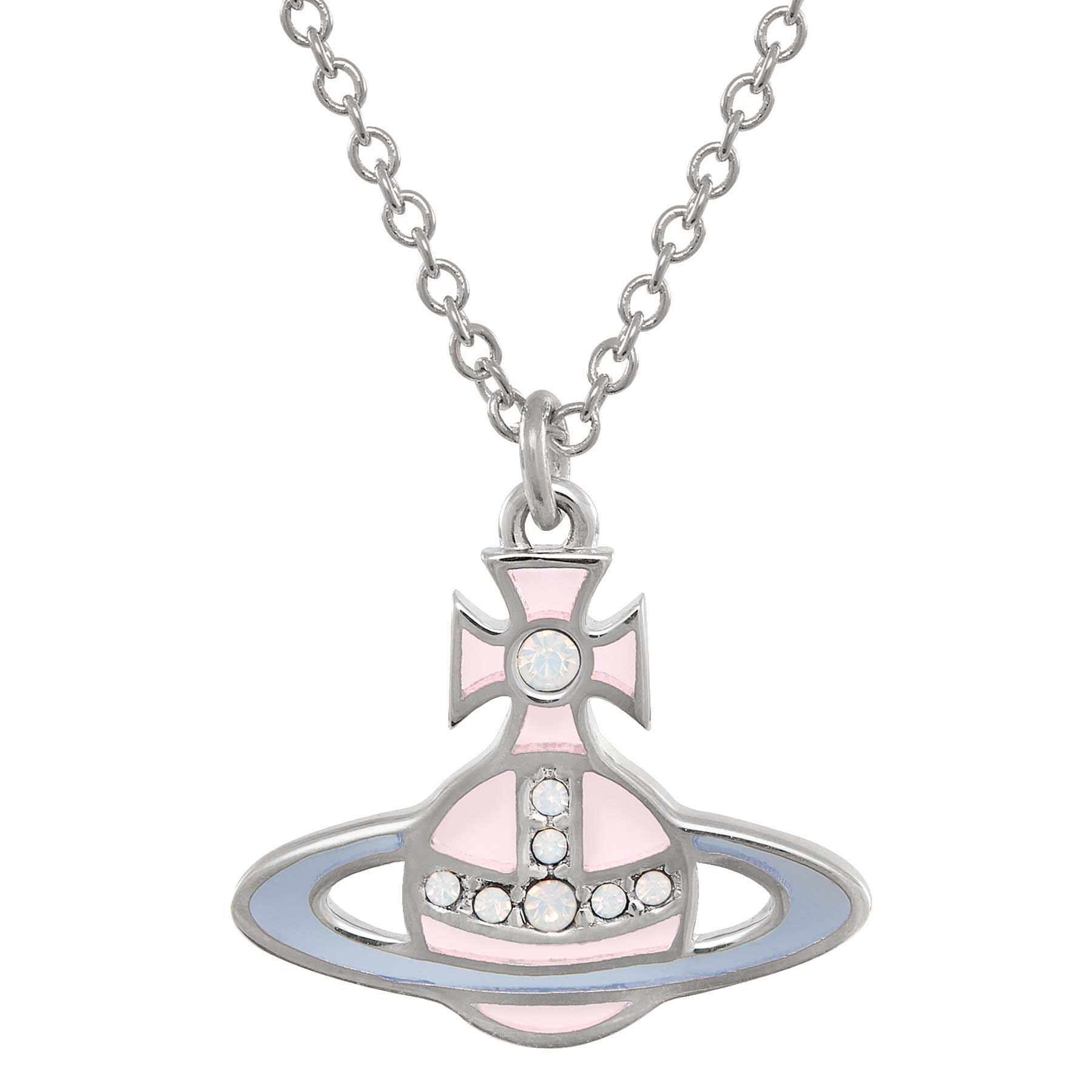 Vivienne Westwood Men's Concetta Silver Opal Pendant