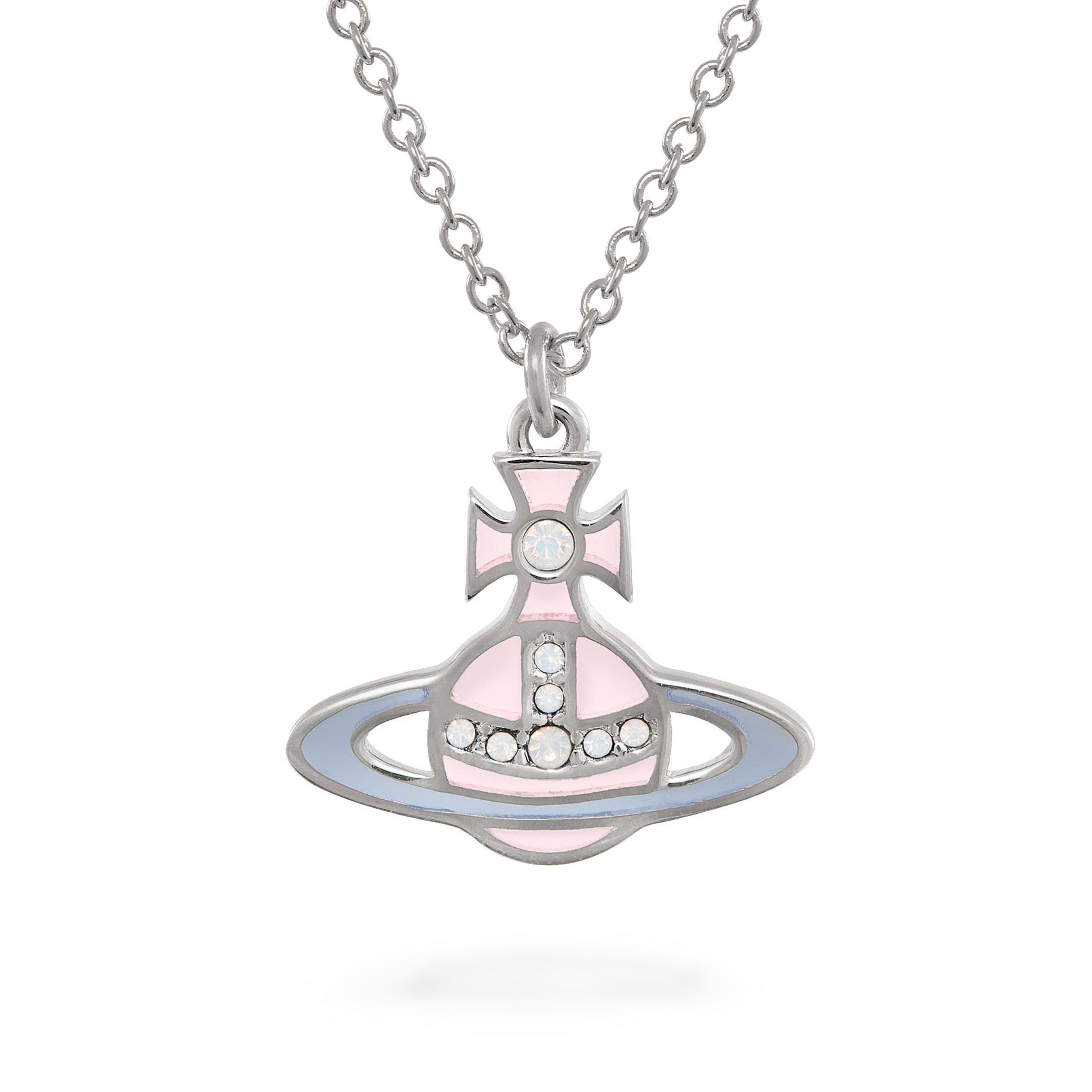 Vivienne Westwood Feodora Silver Pearl and Cubic Zirconia