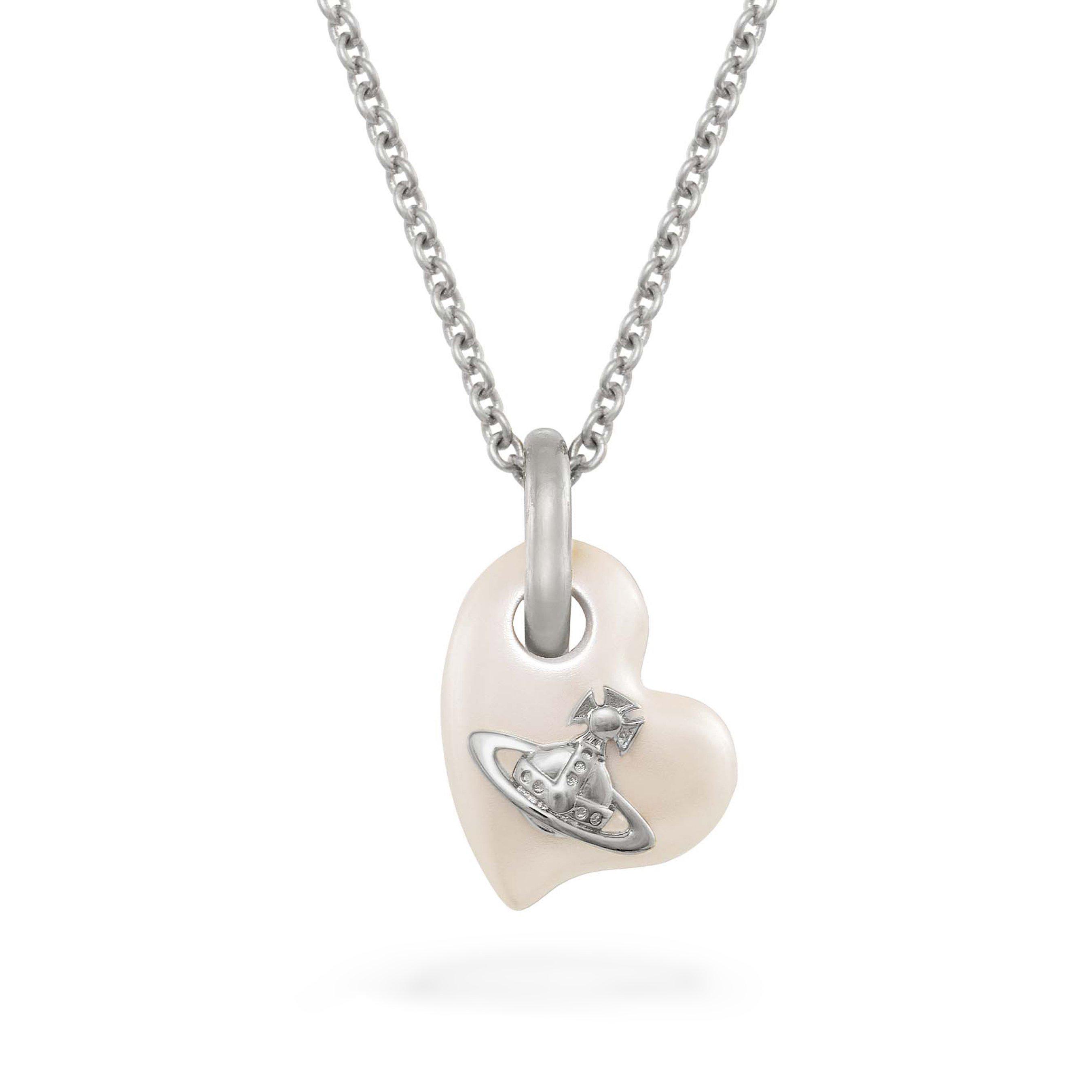 Vivienne Westwood Florentina Pearl Heart Pendant 0142526