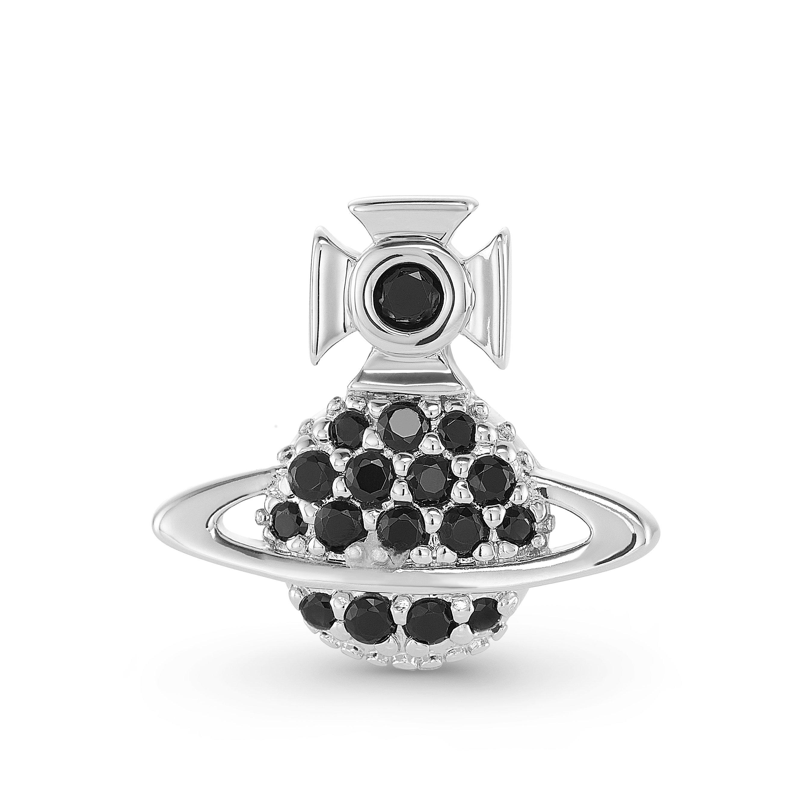 Vivienne Westwood Tamia Silver Cubic Zirconia Stud Earring