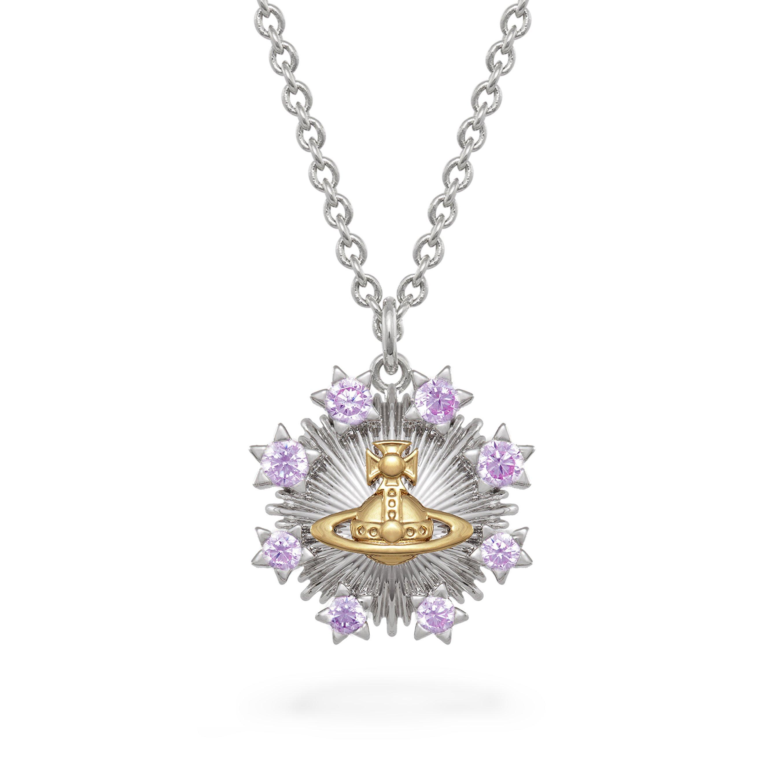 ◆Vivienne Westwood◆TARA Cubic Zirconia オーブ ネックレス◆ Vivienne Westwood Tara Silver Crystal Pendant | 0142577