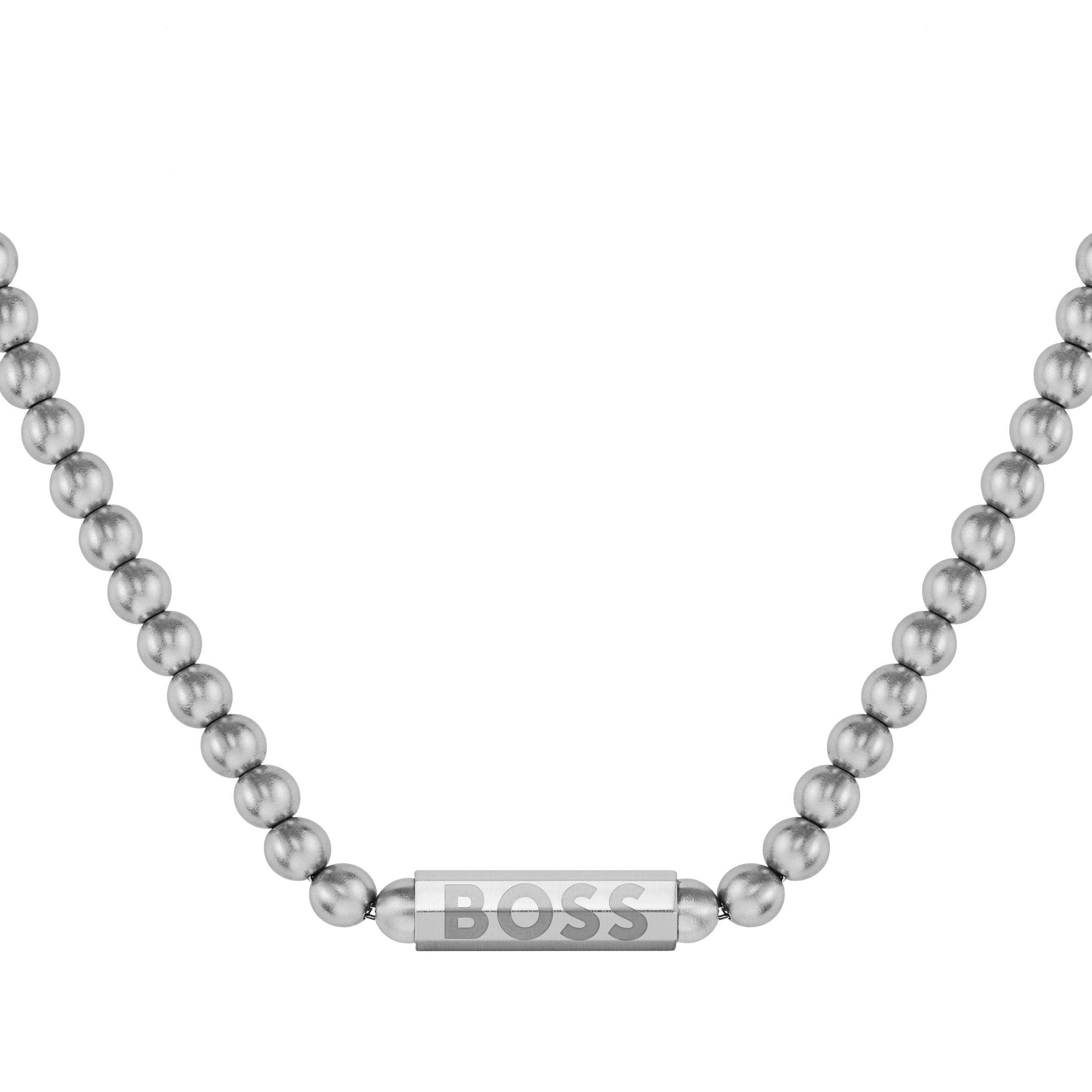 BOSS Sphere Metal Silver Men’s Necklace