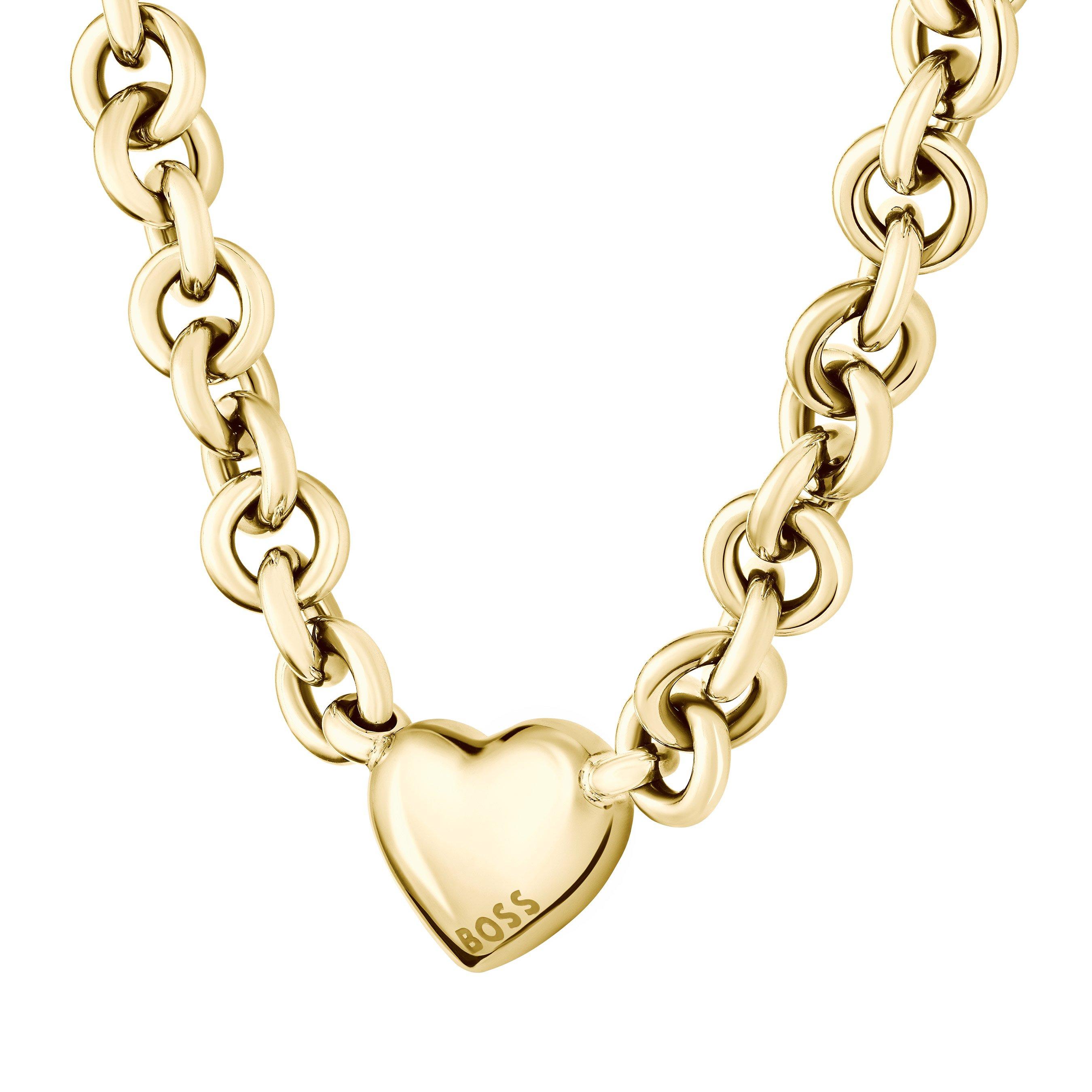 BOSS Honey Love Yellow Gold Plated Heart Pendant