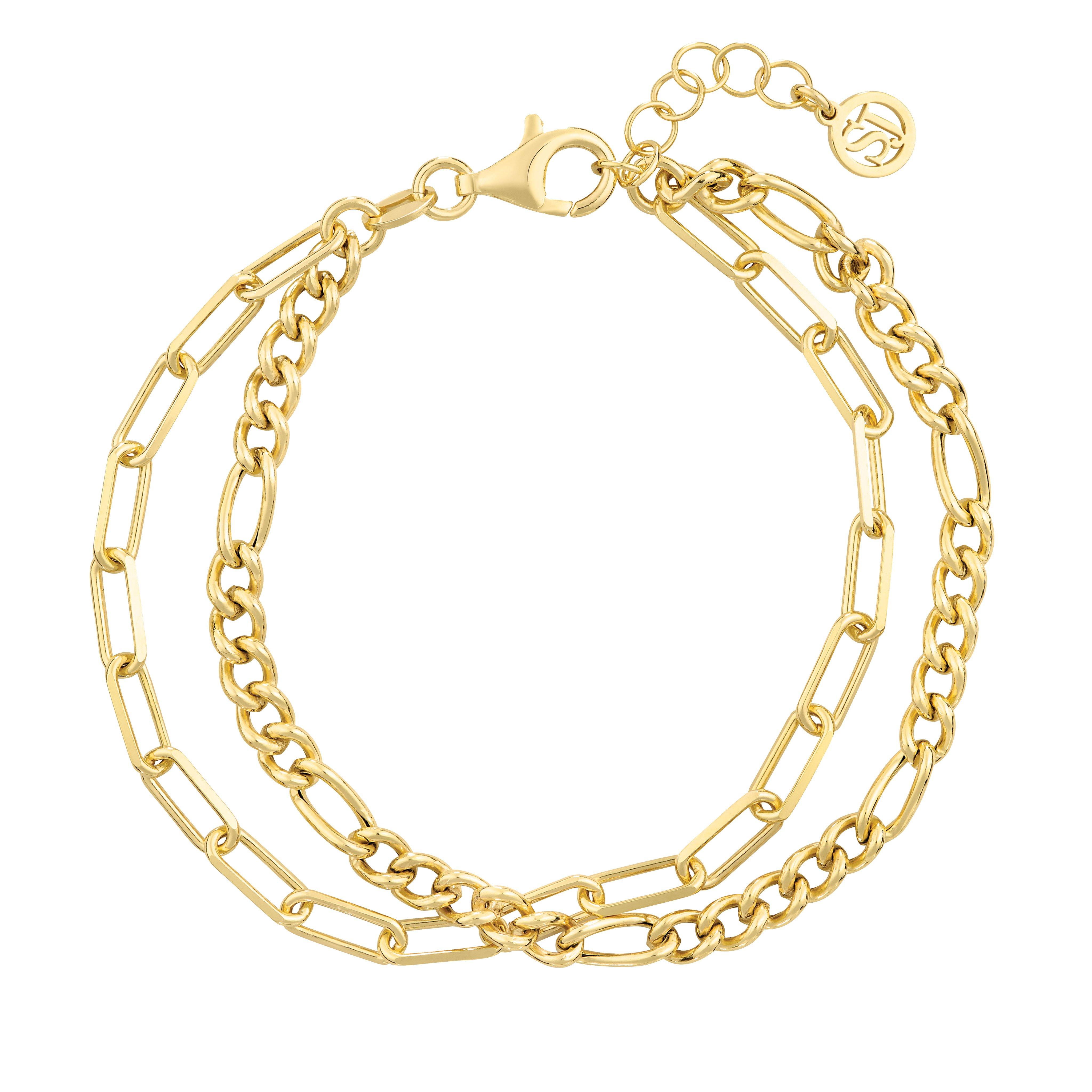 Sif Jakobs Dorno Yellow Gold Plated Link Bracelet