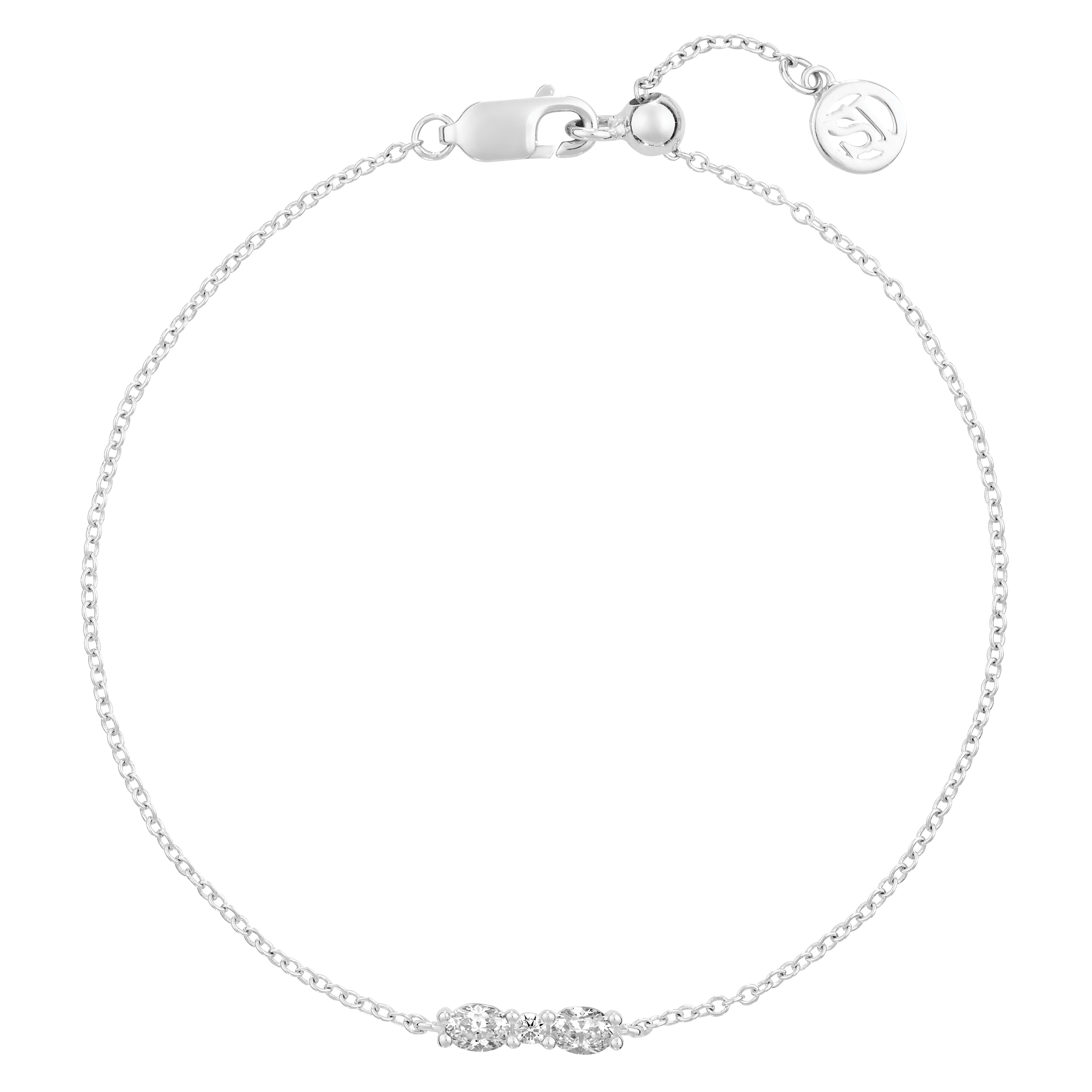 Sif Jakobs Ellera Silver Cubic Zirconia Bracelet