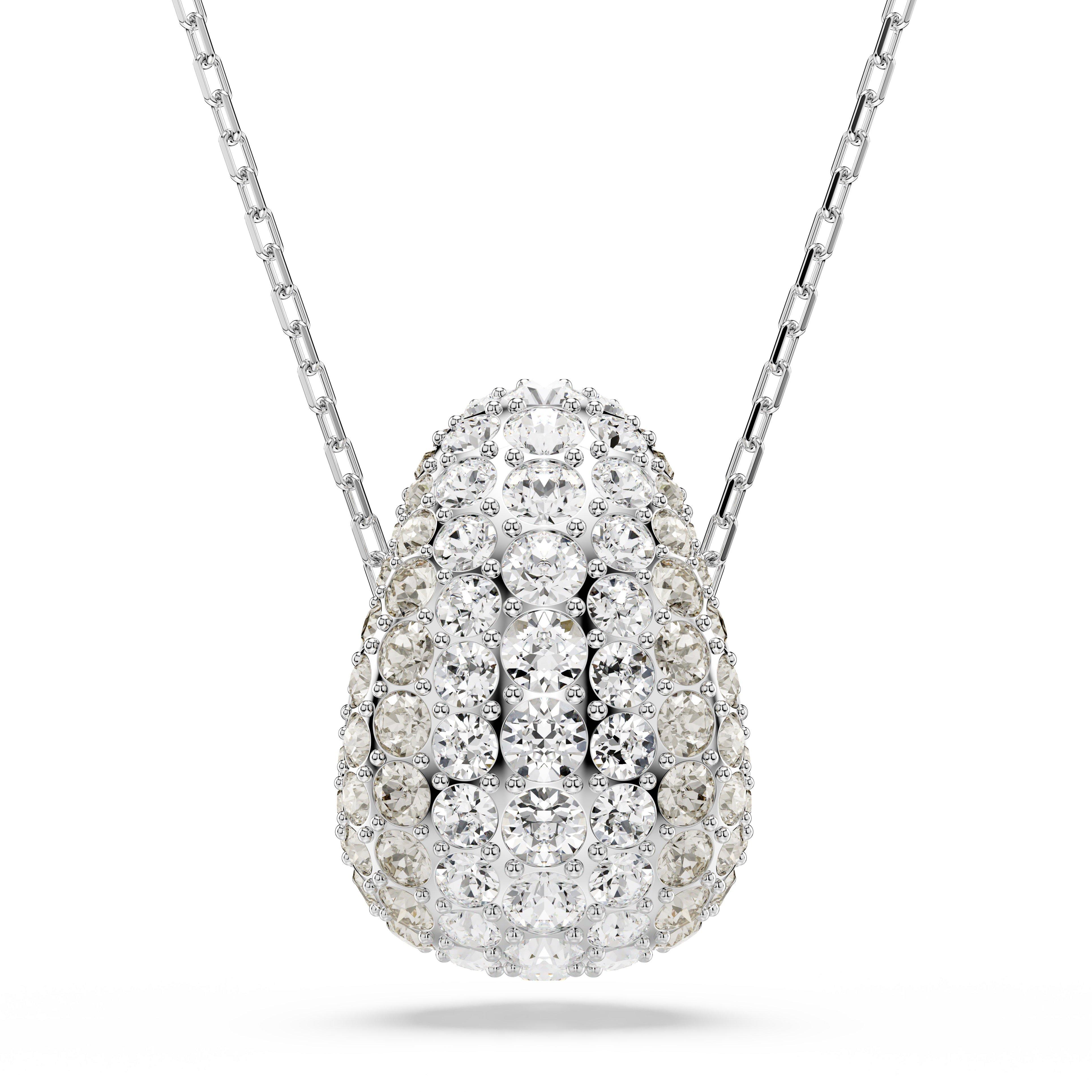 Swarovski Sublima Silver Crystal Necklace