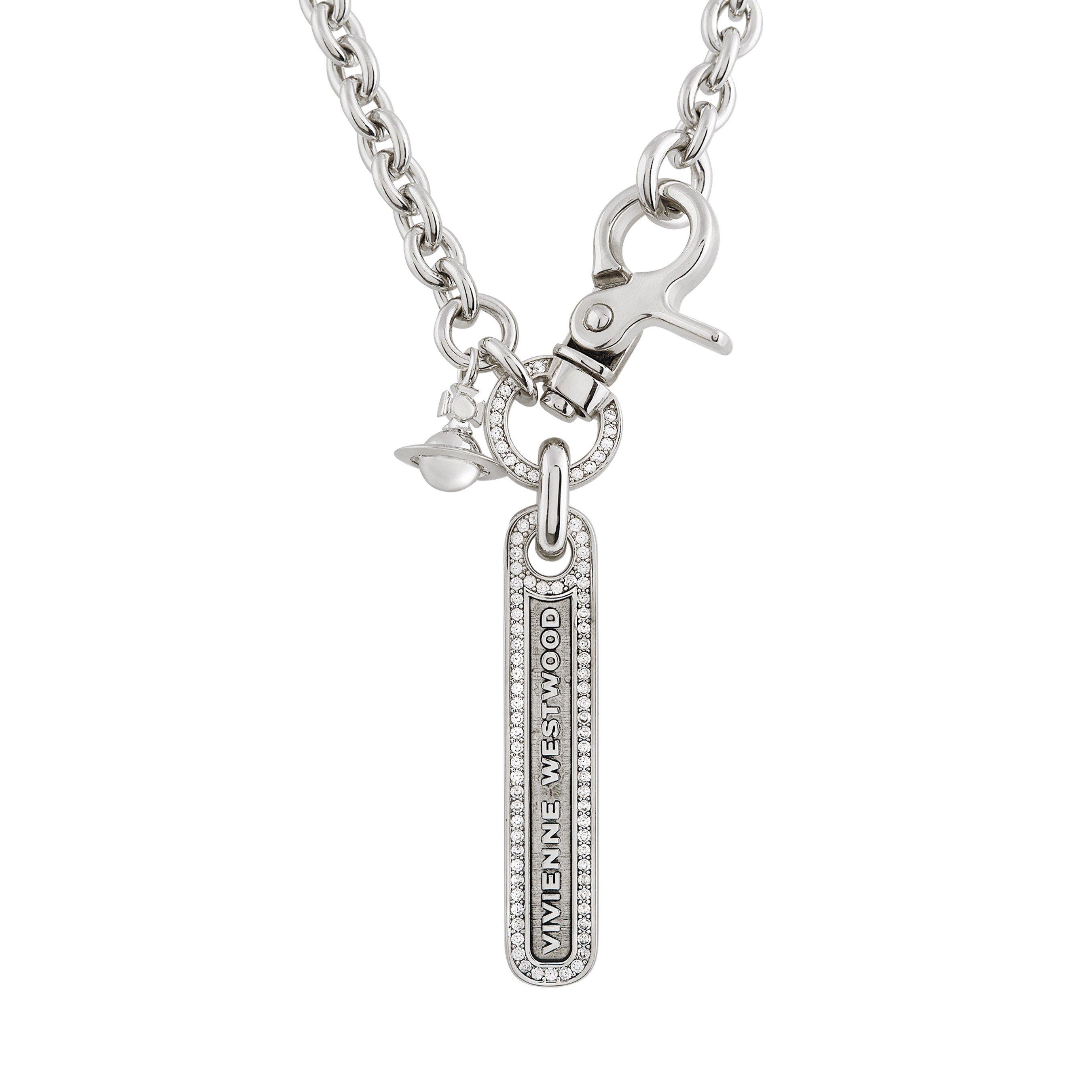 Vivienne Westwood Amelia Silver Pearl Necklace | 0148494 