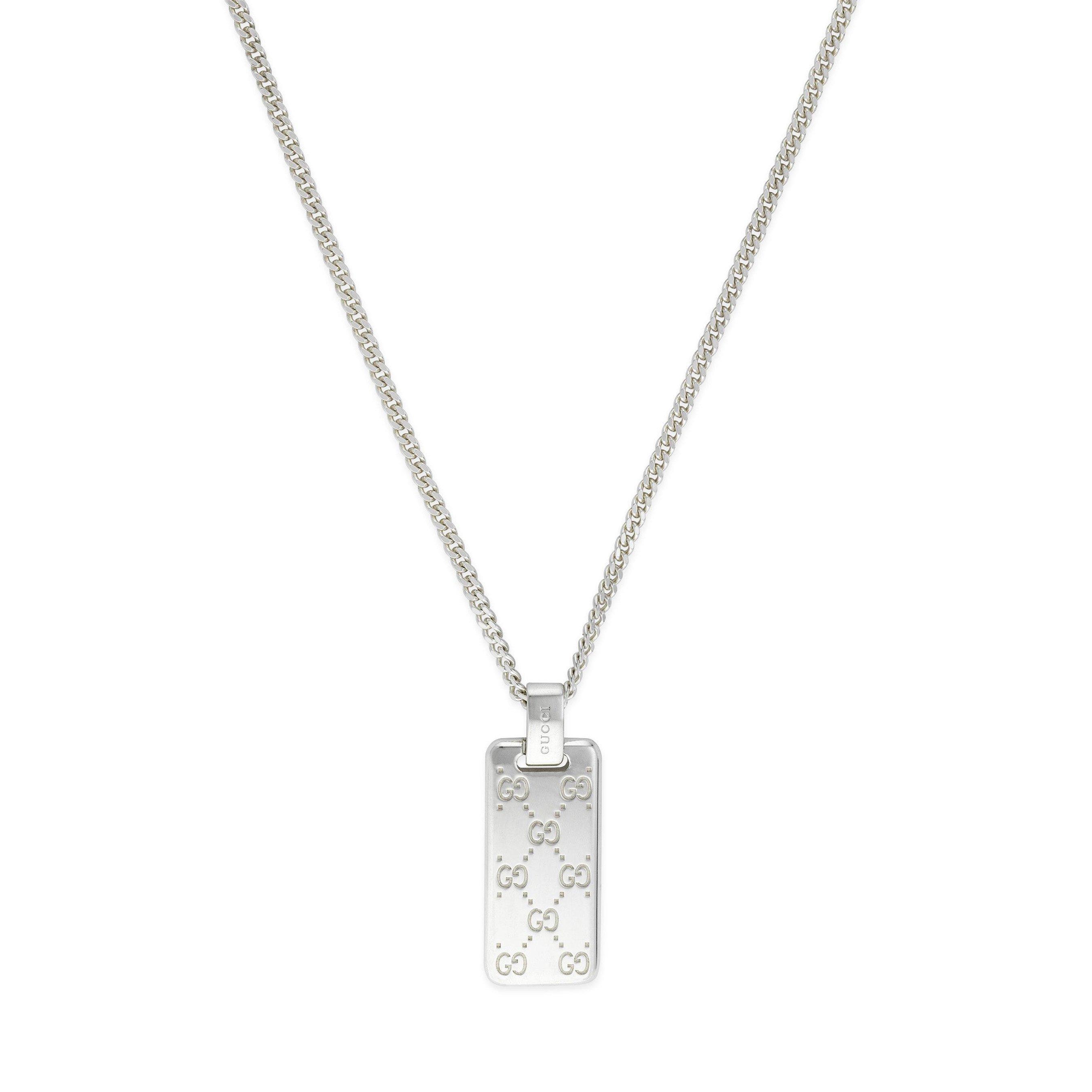 Gucci Signature Silver Necklace