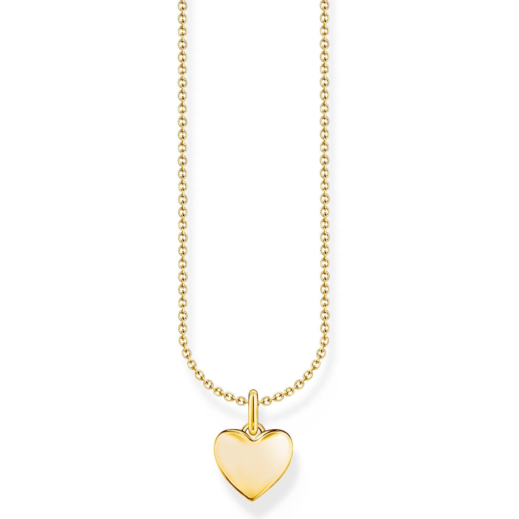 Thomas Sabo 18ct Yellow Gold Plated Heart Pendant