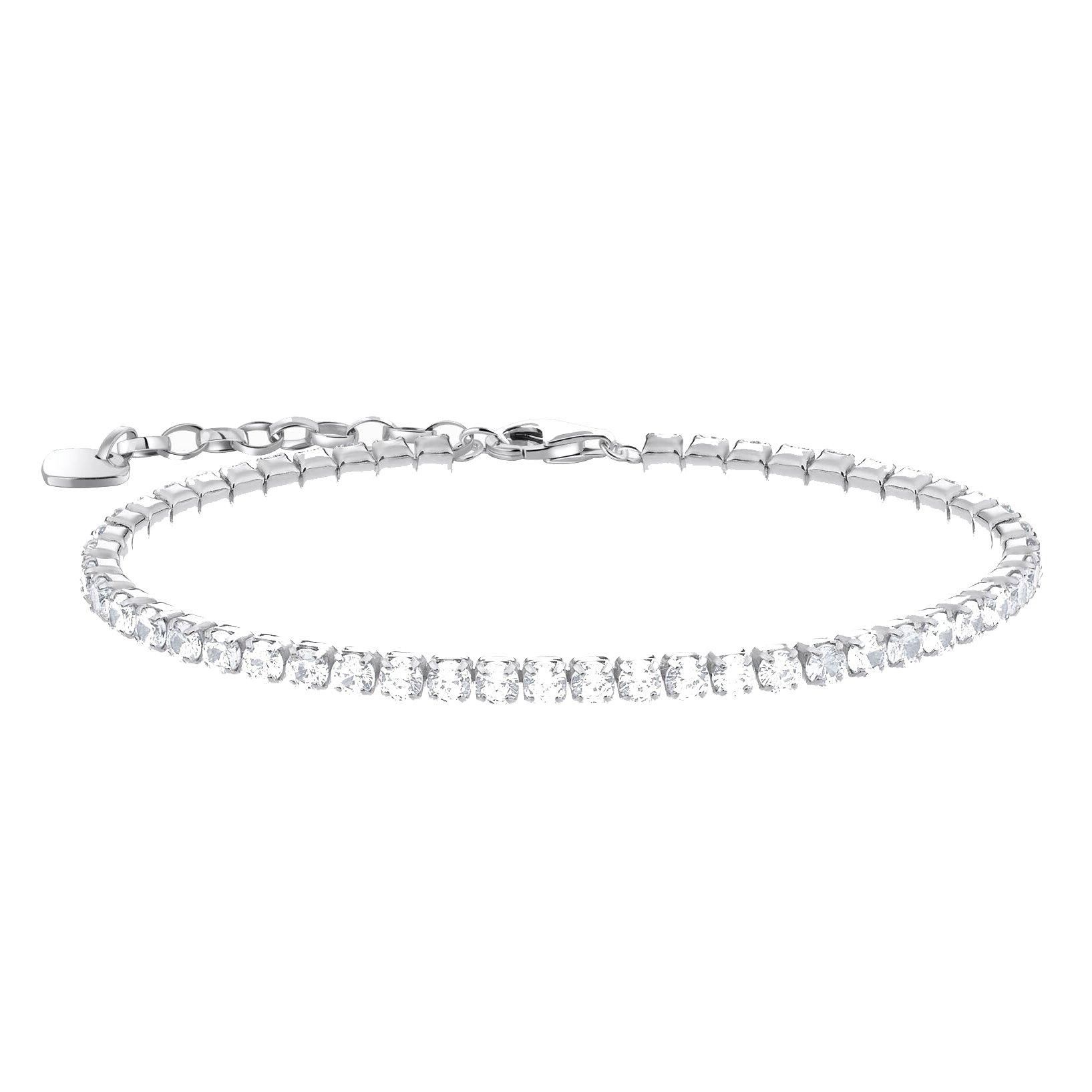Thomas Sabo Thomas Sabo Silver 19cm Cubic Zirconia Tennis Bracelet