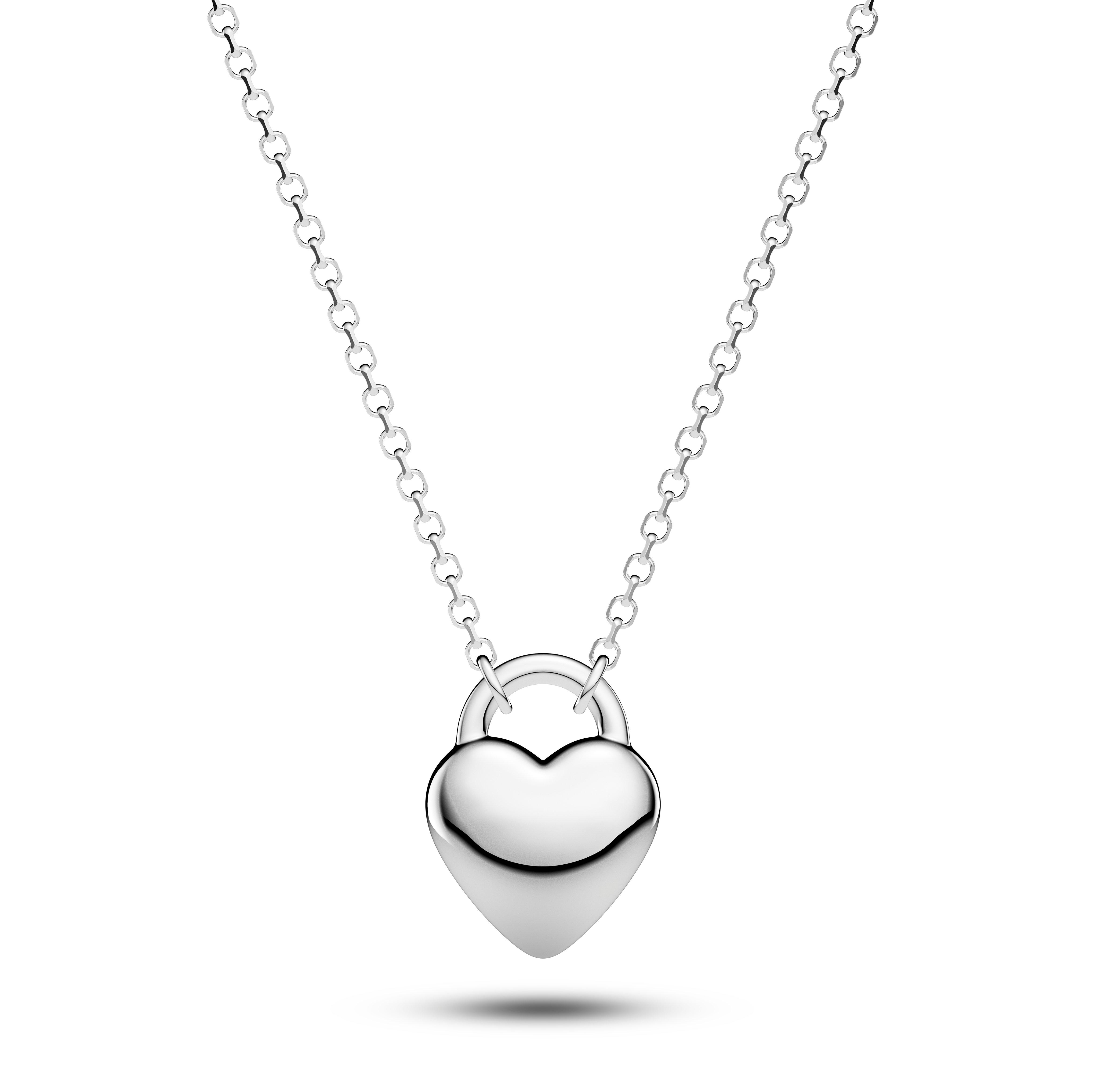Sif Jakobs Julia Silver Heart Shaped Necklace | 0148444 | Beaverbrooks