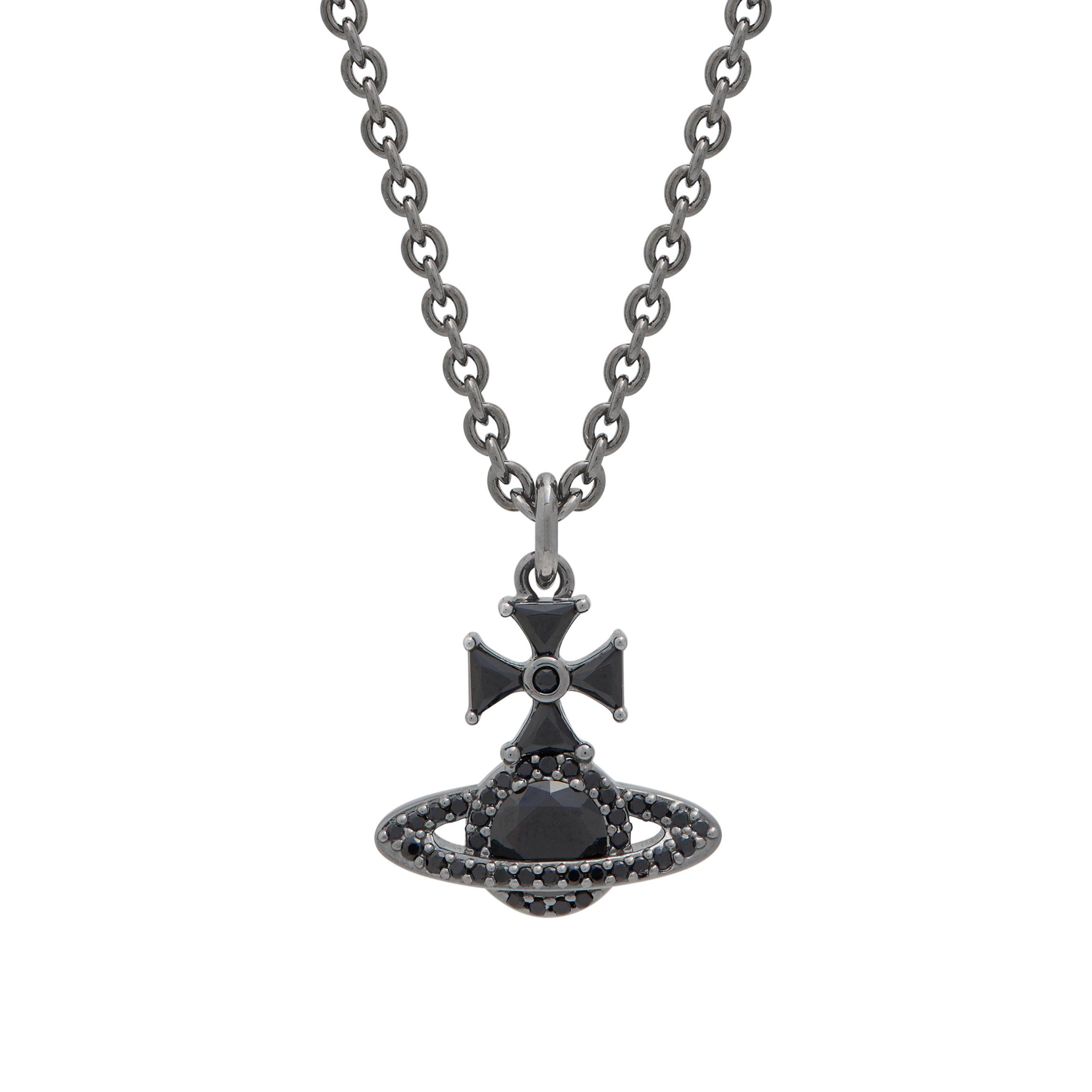 Vivienne Westwood Mila Black Cubic Zirconia Men's Pendant