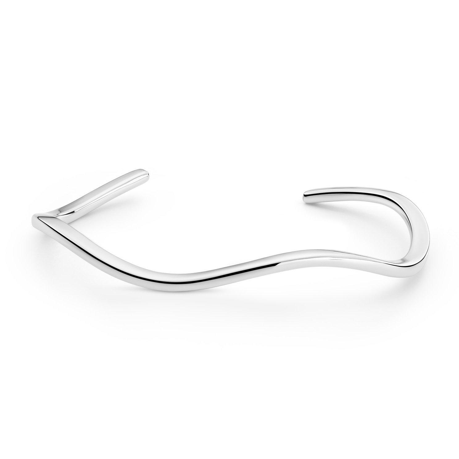 Sif Jakobs Ellera Waves Silver Bangle | 0148509 | Beaverbrooks