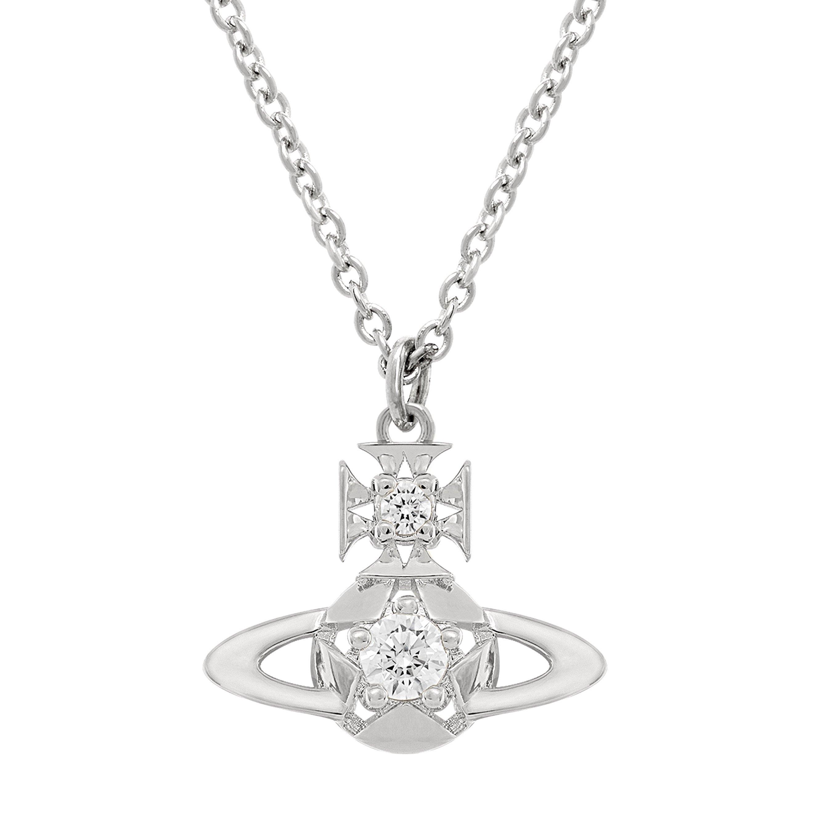 Vivienne Westwood Lee Silver Cubic Zirconia Pendant | 0148534
