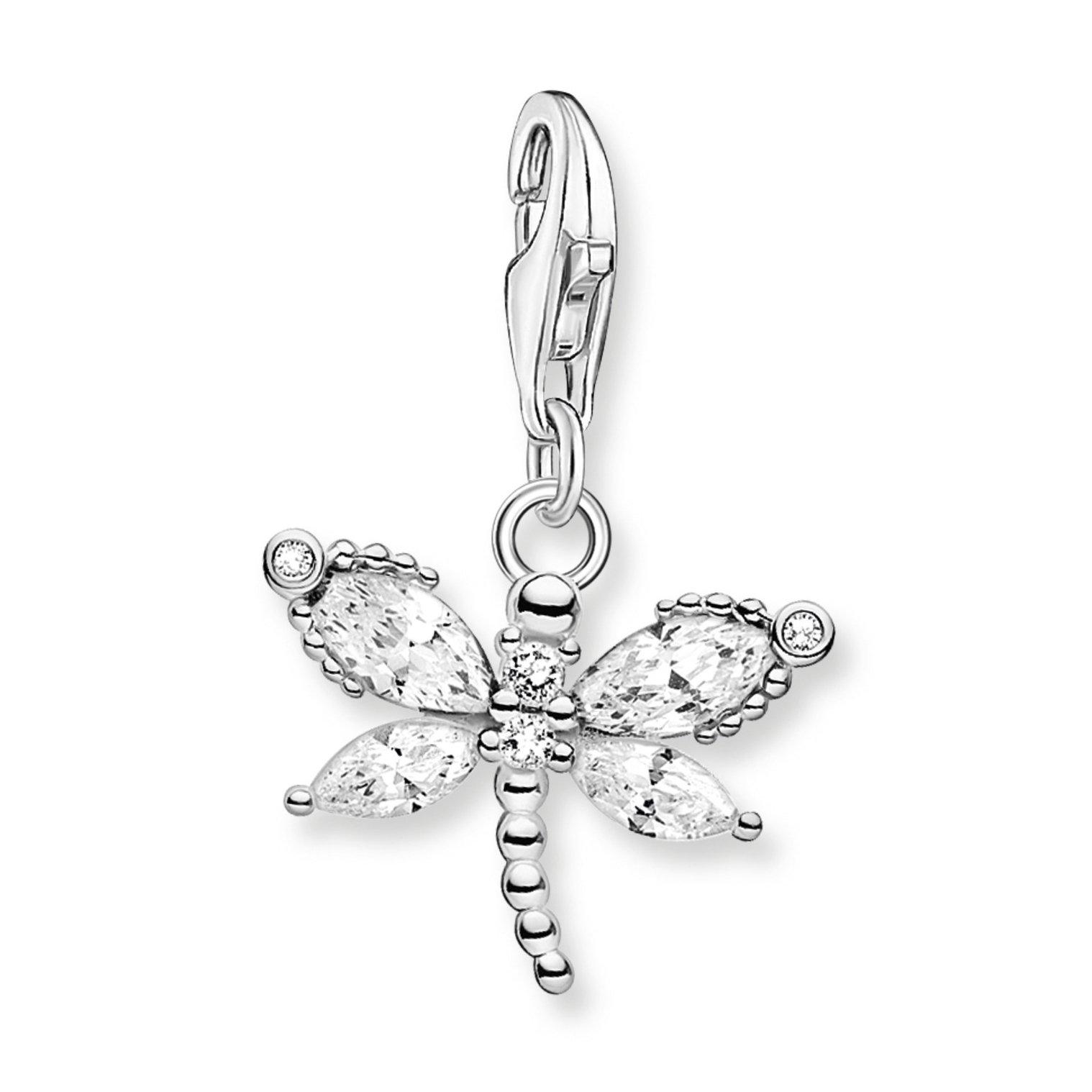 Thomas Sabo Silver Cubic Zirconia Butterfly Charm