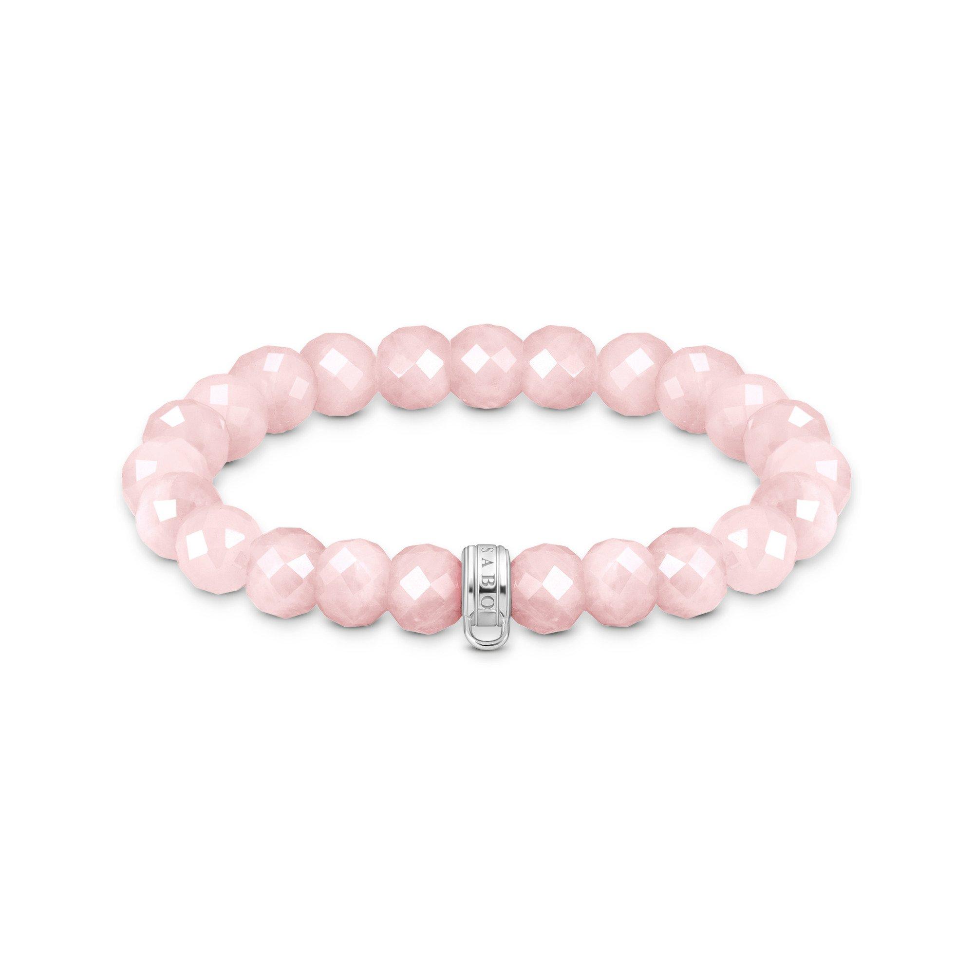 Thomas Sabo Rose Quartz 17cm Charm Bracelet