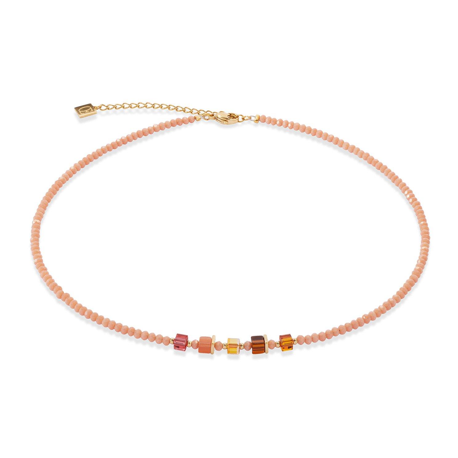 Coeur De Lion Joyful Colours Yellow Gold Tone Tiger’s Eye Necklace